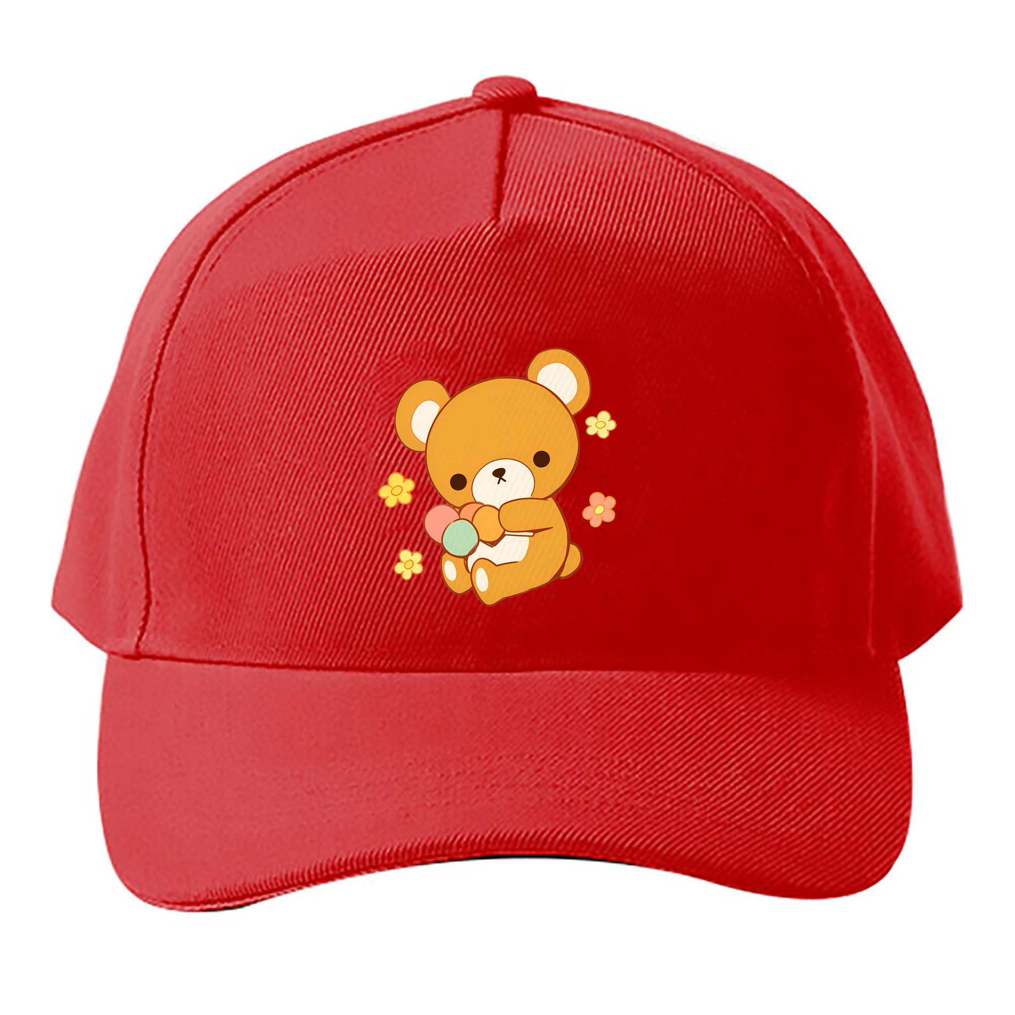 （画像用） リラックマ リラックマ キイロイトリ Rilakkuma Korilakkuma Kiiroitori ベースボールキャップ 綿100％ 男女兼用 帽子 スポーツ