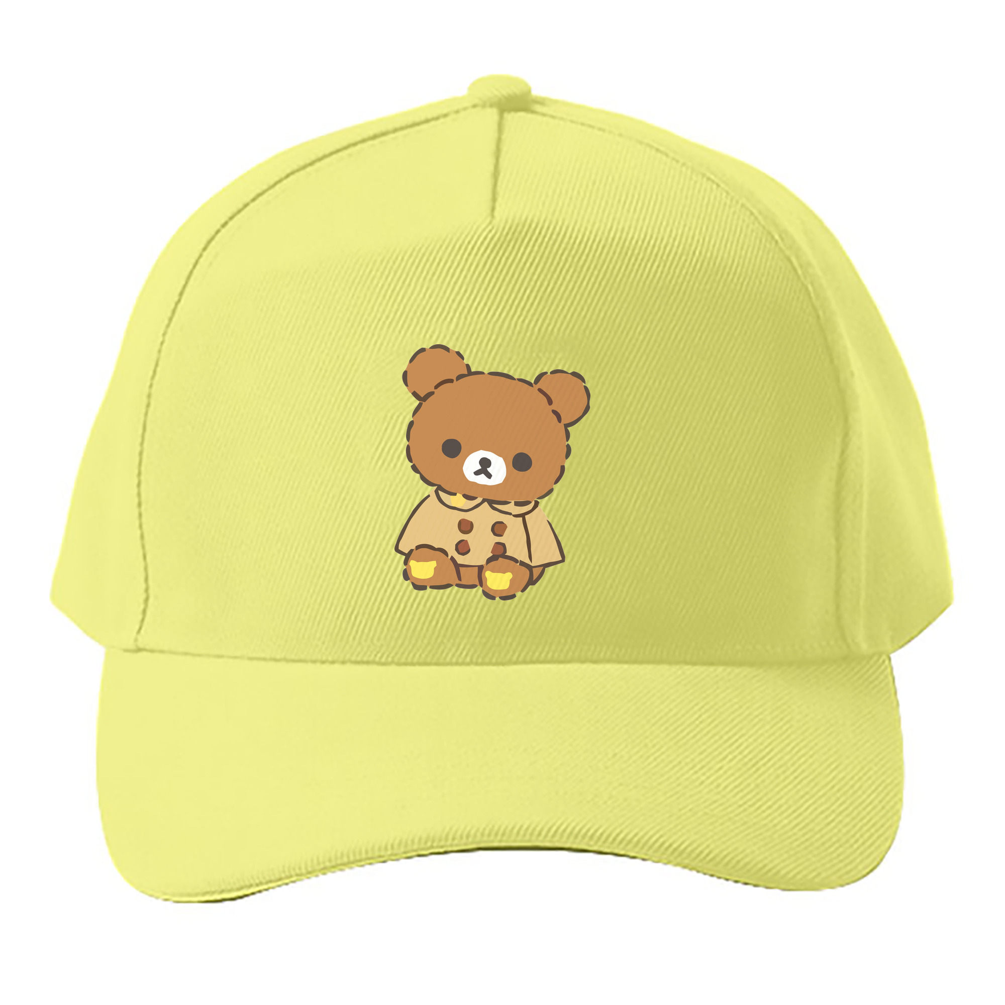 （画像用） リラックマ リラックマ キイロイトリ Rilakkuma Korilakkuma Kiiroitori ベースボールキャップ 綿100％ 男女兼用 帽子 スポーツ