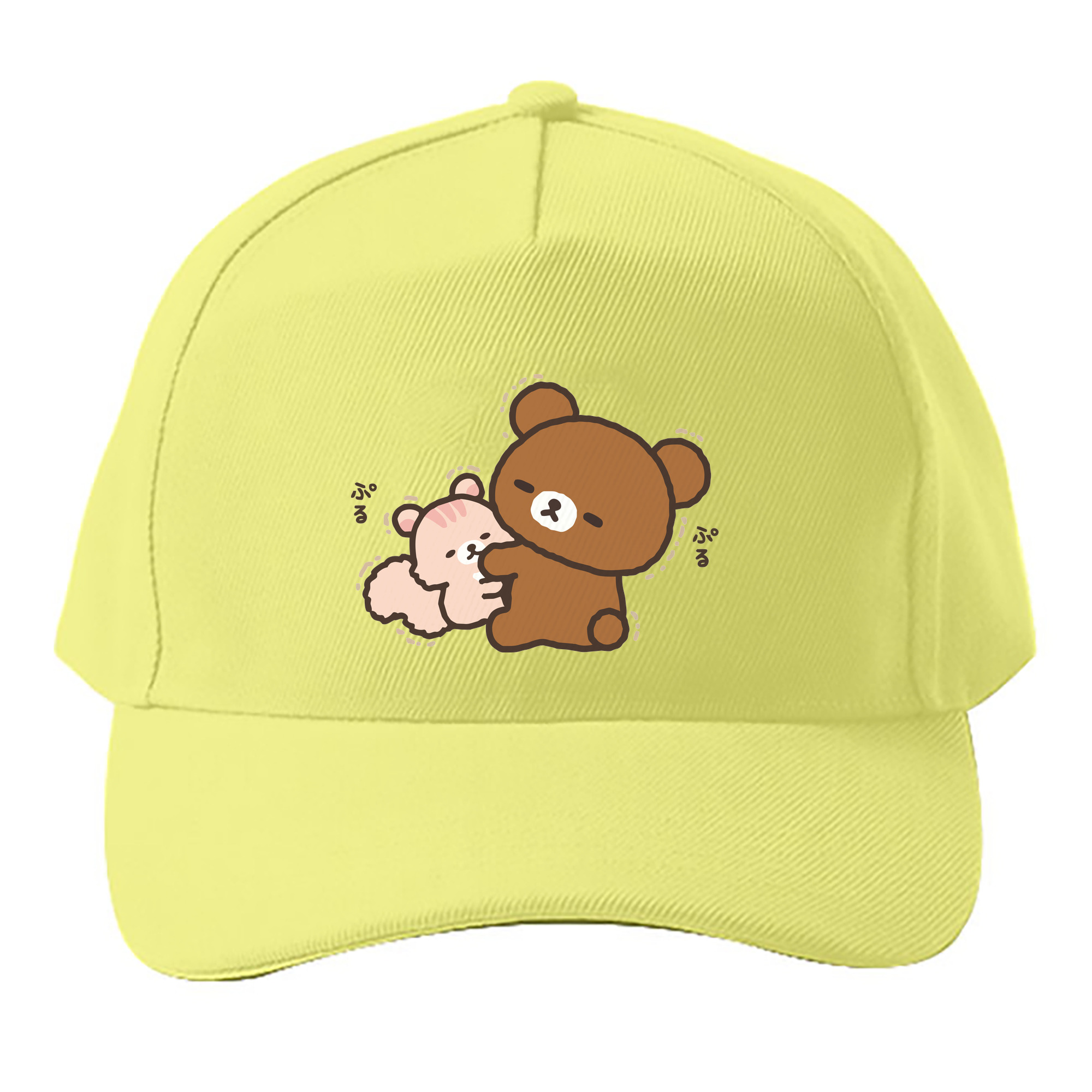 （画像用） リラックマ リラックマ キイロイトリ Rilakkuma Korilakkuma Kiiroitori ベースボールキャップ 綿100％ 男女兼用 帽子 スポーツ
