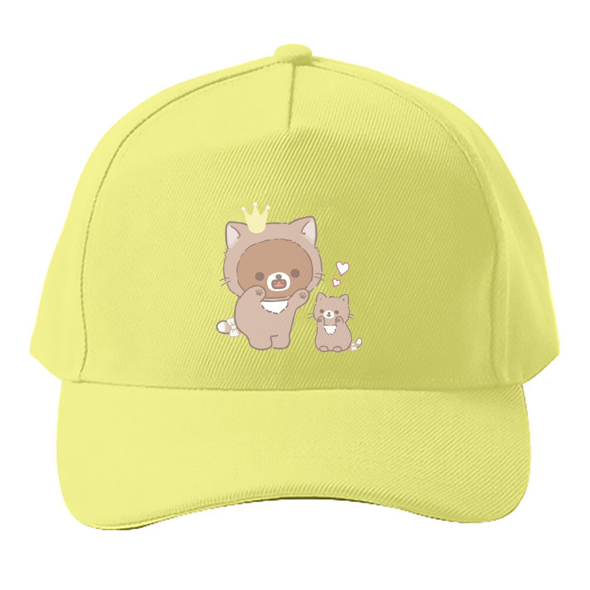 （画像用） リラックマ リラックマ キイロイトリ Rilakkuma Korilakkuma Kiiroitori ベースボールキャップ 綿100％ 男女兼用 帽子 スポーツ