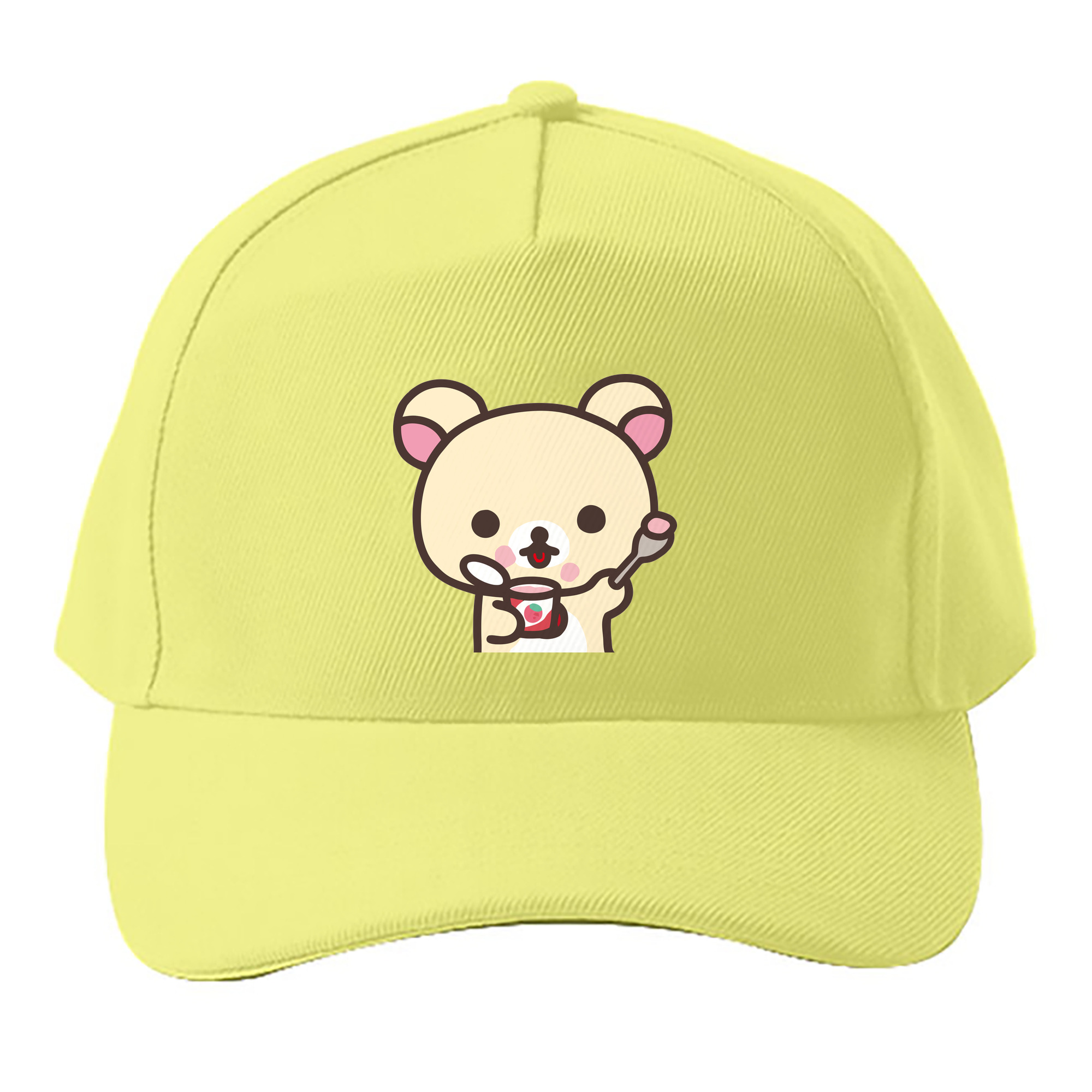 （画像用） リラックマ リラックマ キイロイトリ Rilakkuma Korilakkuma Kiiroitori ベースボールキャップ 綿100％ 男女兼用 帽子 スポーツ