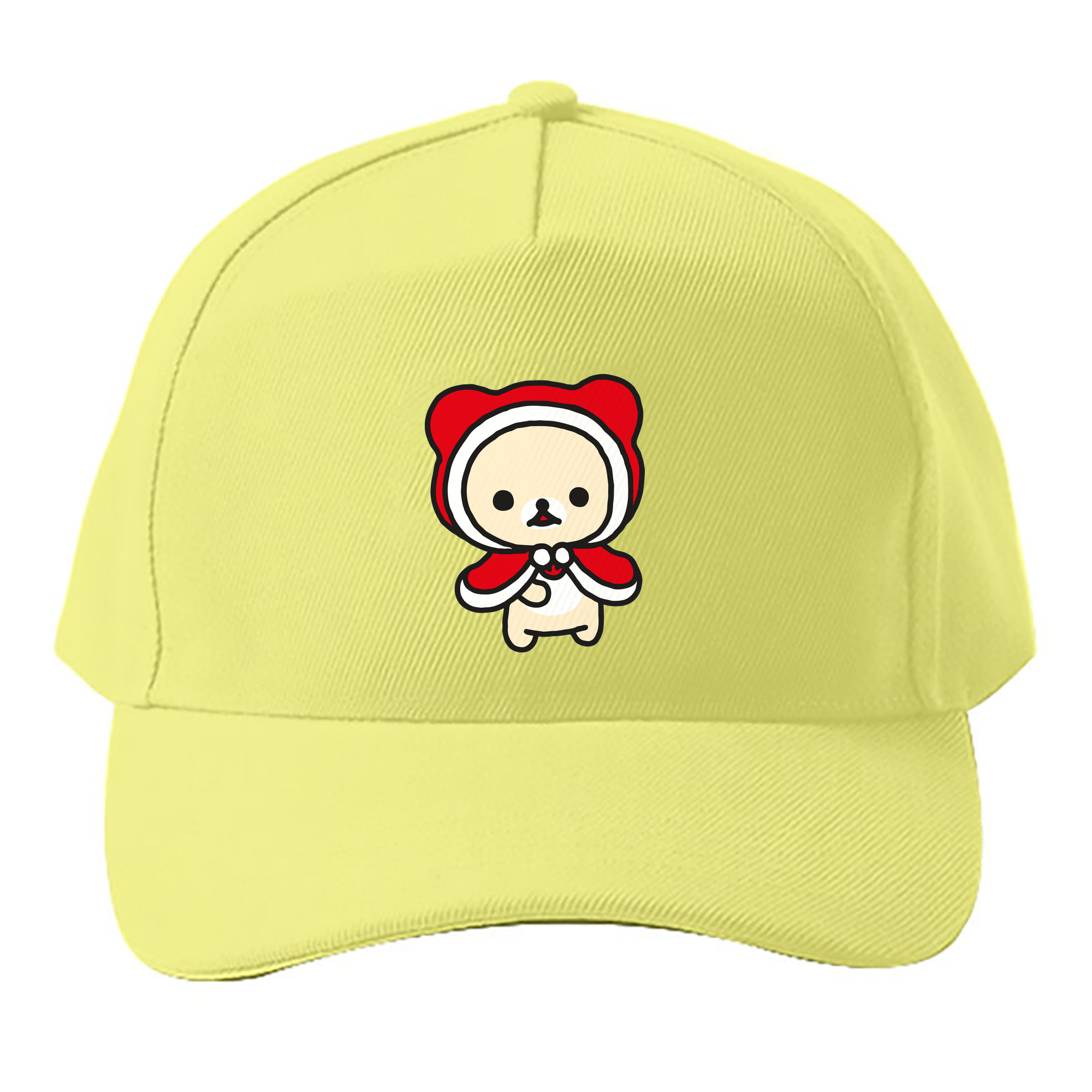 （画像用） リラックマ リラックマ キイロイトリ Rilakkuma Korilakkuma Kiiroitori ベースボールキャップ 綿100％ 男女兼用 帽子 スポーツ