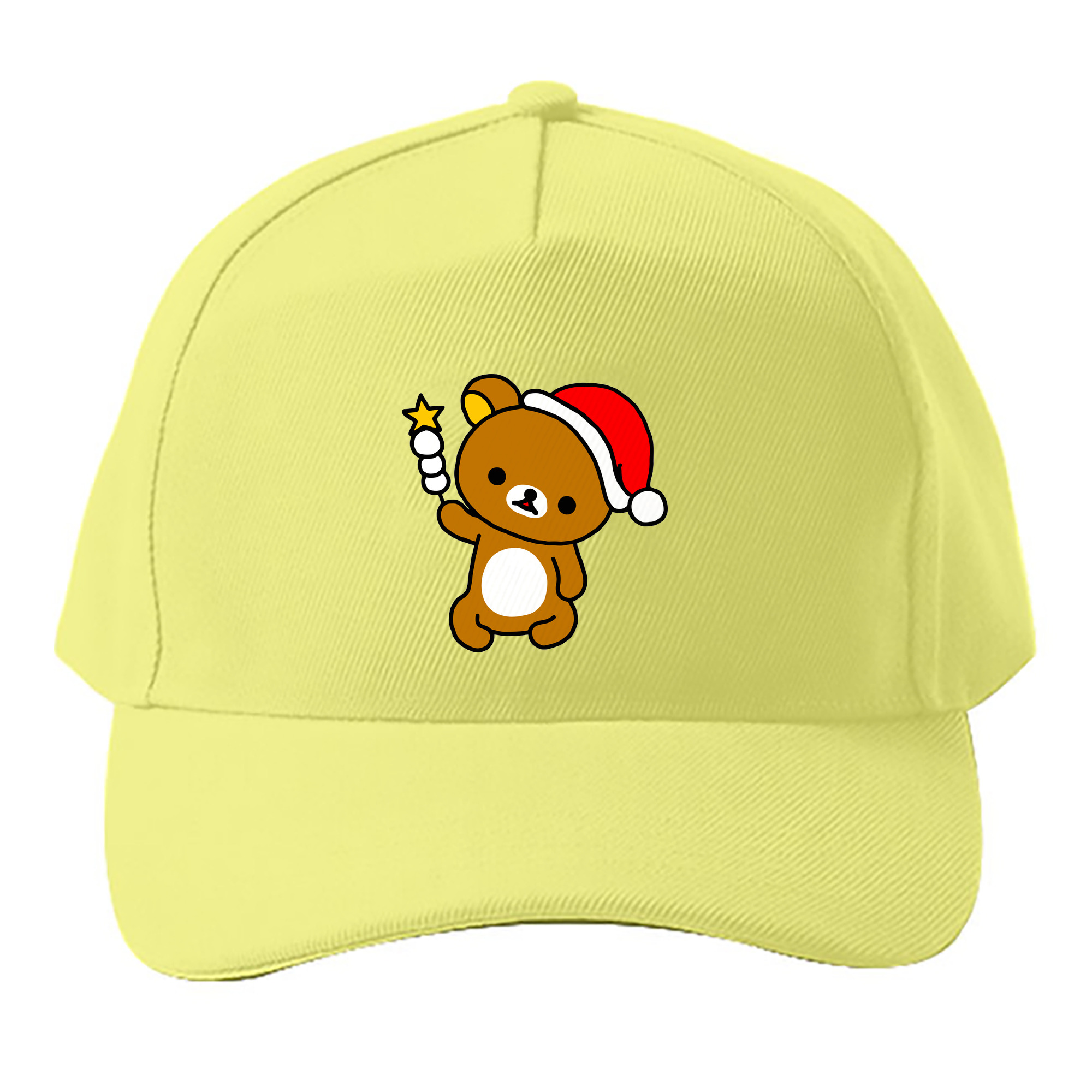 （画像用） リラックマ リラックマ キイロイトリ Rilakkuma Korilakkuma Kiiroitori ベースボールキャップ 綿100％ 男女兼用 帽子 スポーツ