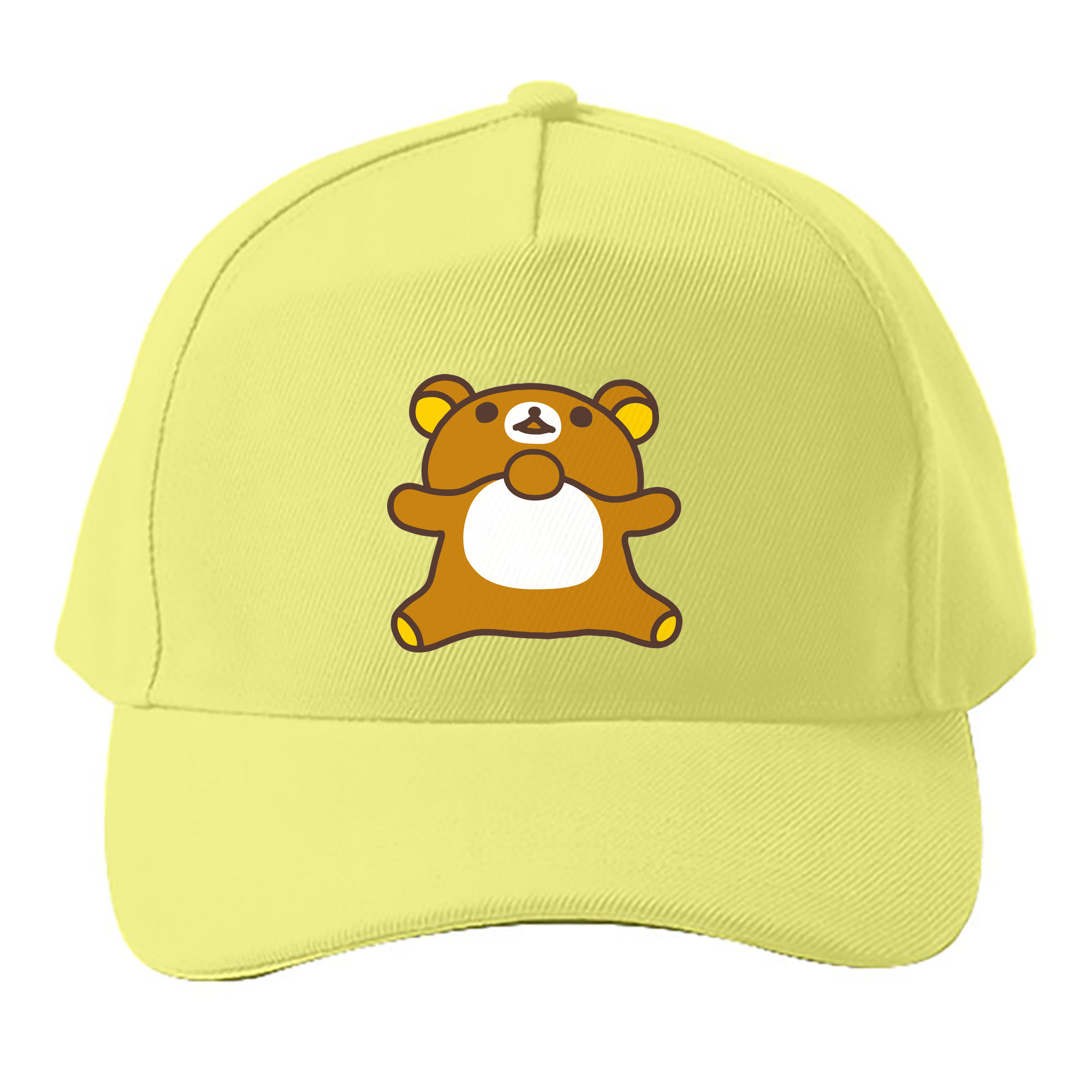 （画像用） リラックマ リラックマ キイロイトリ Rilakkuma Korilakkuma Kiiroitori ベースボールキャップ 綿100％ 男女兼用 帽子 スポーツ