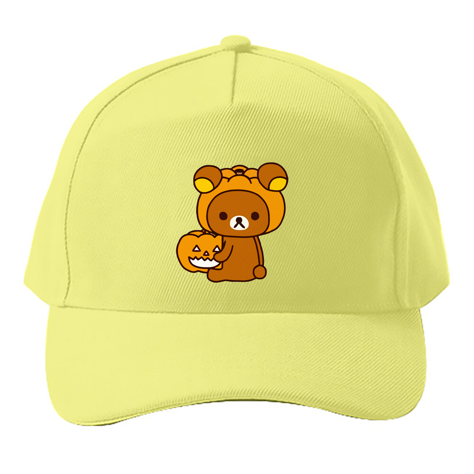 （画像用） リラックマ リラックマ キイロイトリ Rilakkuma Korilakkuma Kiiroitori ベースボールキャップ 綿100％ 男女兼用 帽子 スポーツ