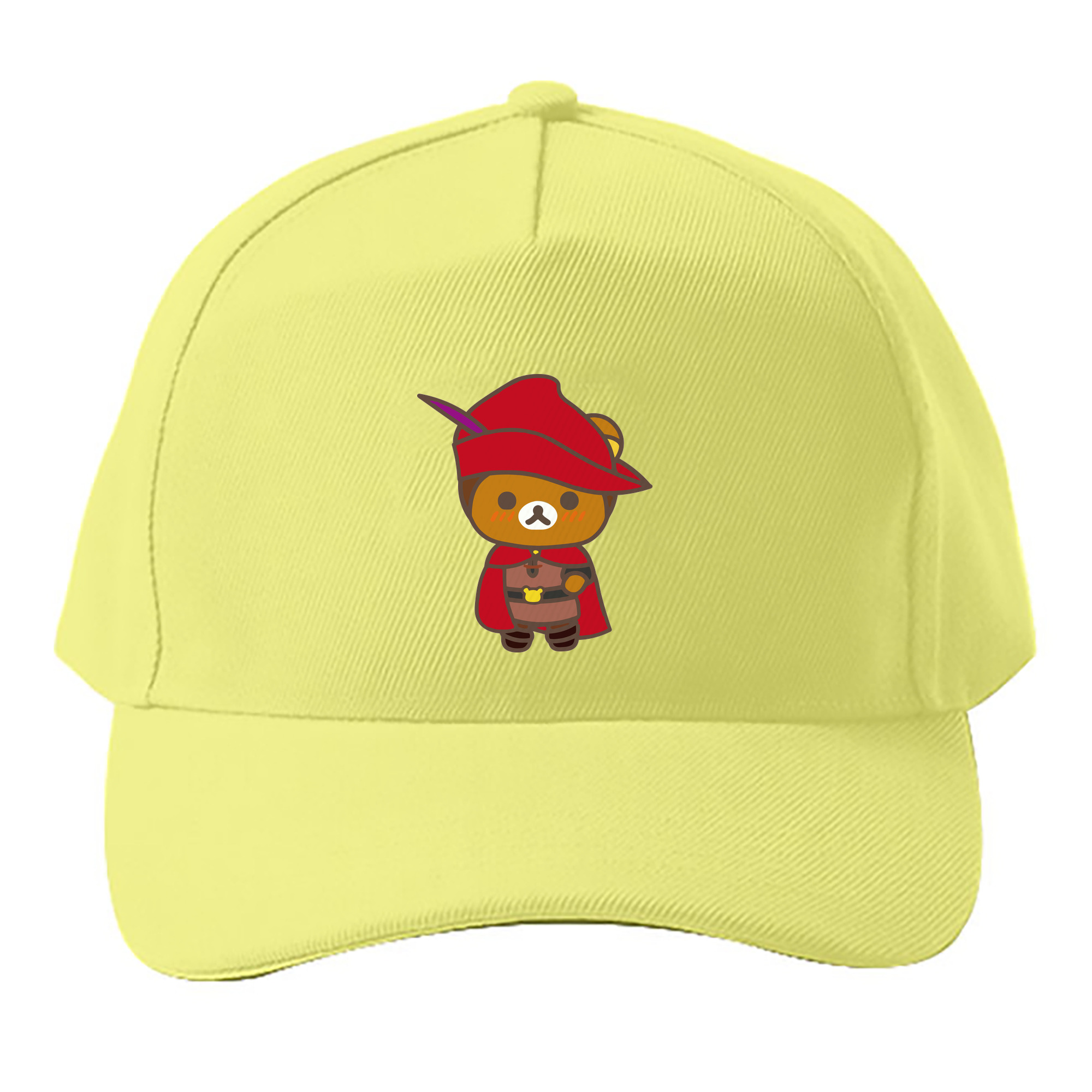 （画像用） リラックマ リラックマ キイロイトリ Rilakkuma Korilakkuma Kiiroitori ベースボールキャップ 綿100％ 男女兼用 帽子 スポーツ