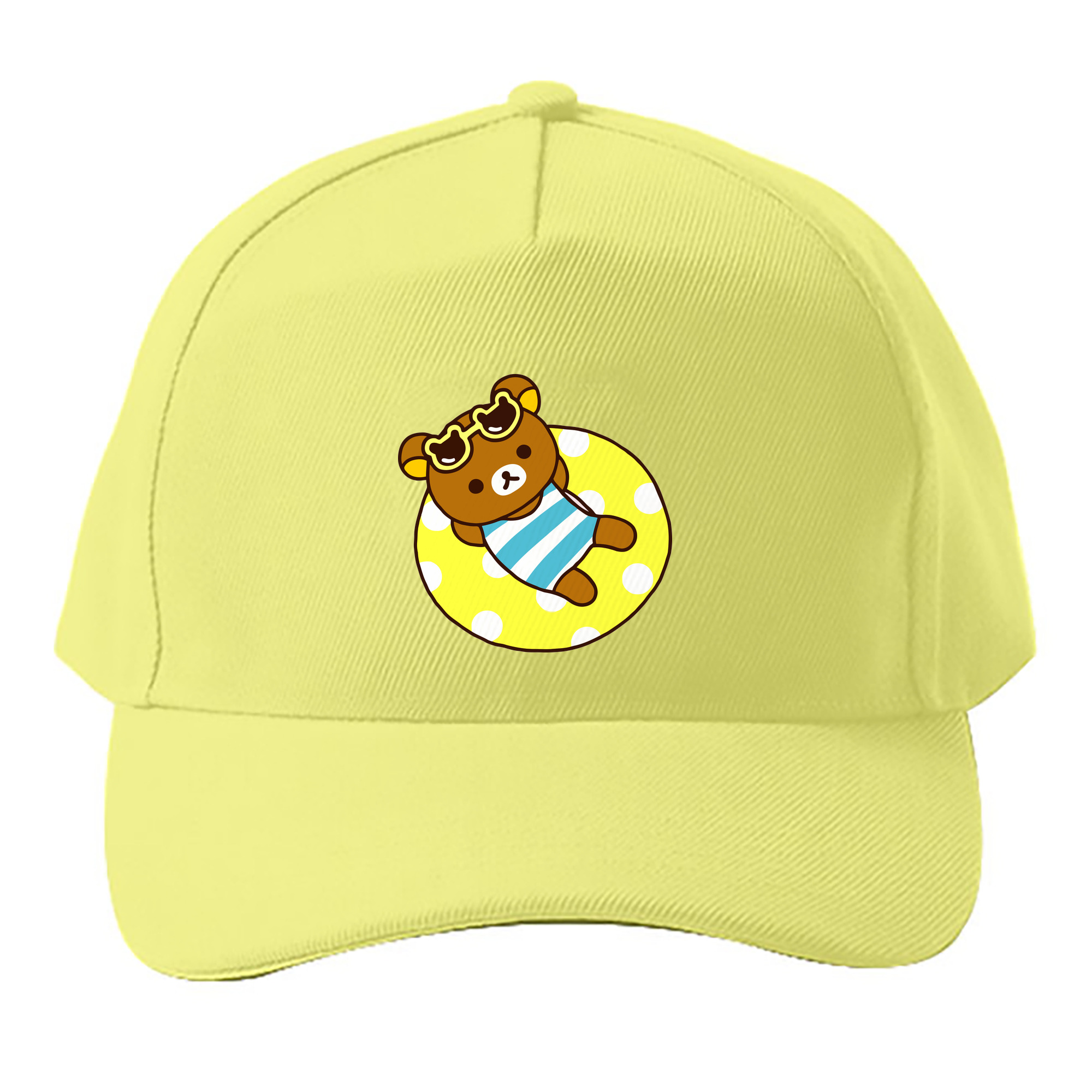 （画像用） リラックマ リラックマ キイロイトリ Rilakkuma Korilakkuma Kiiroitori ベースボールキャップ 綿100％ 男女兼用 帽子 スポーツ