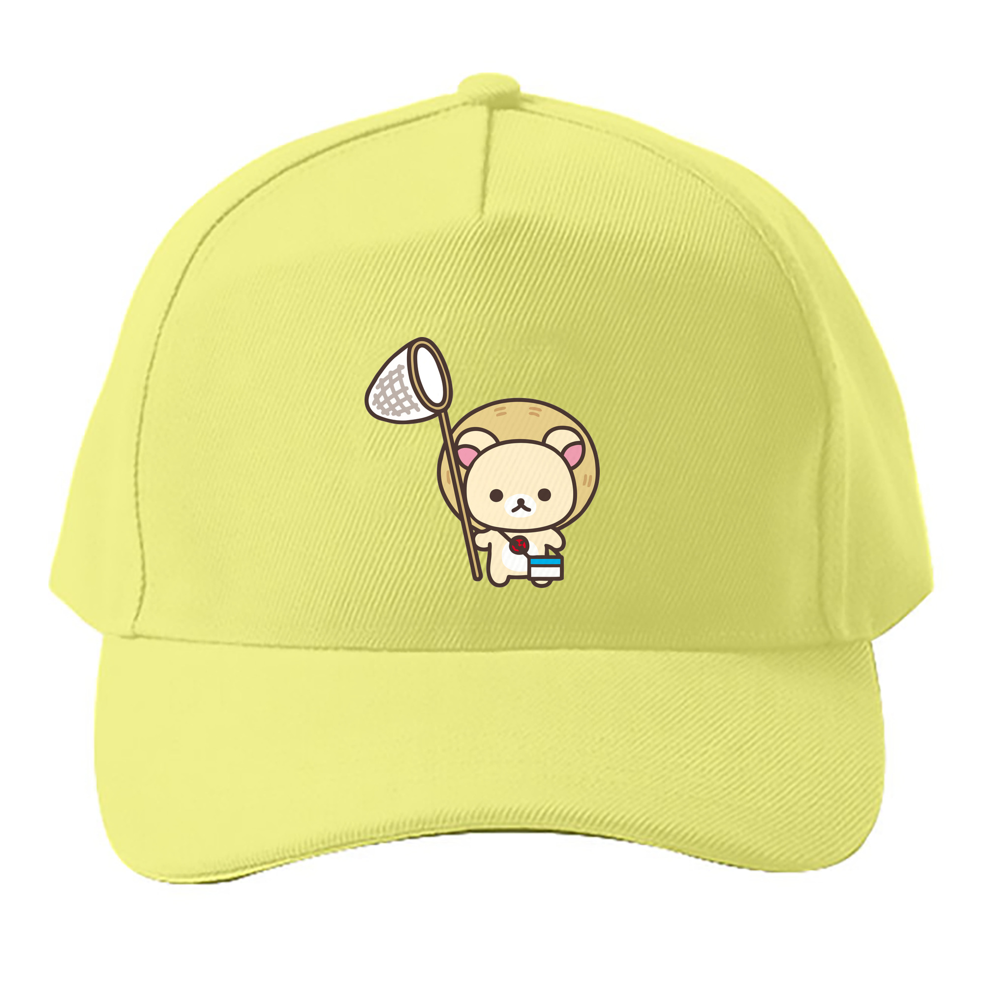 （画像用） リラックマ リラックマ キイロイトリ Rilakkuma Korilakkuma Kiiroitori ベースボールキャップ 綿100％ 男女兼用 帽子 スポーツ