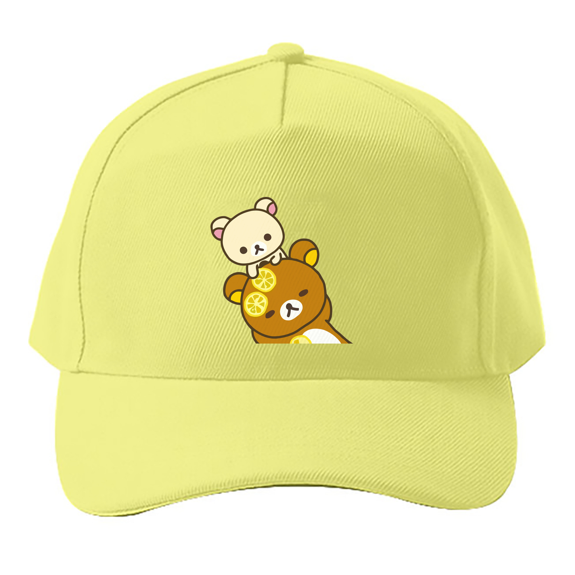 （画像用） リラックマ リラックマ キイロイトリ Rilakkuma Korilakkuma Kiiroitori ベースボールキャップ 綿100％ 男女兼用 帽子 スポーツ