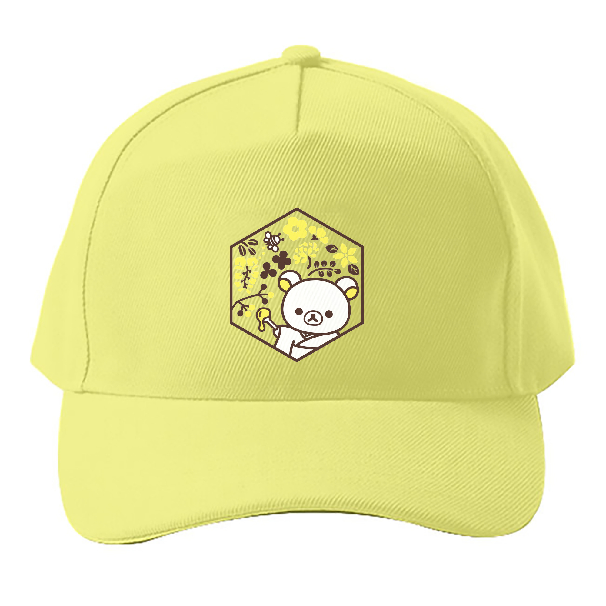 （画像用） リラックマ リラックマ キイロイトリ Rilakkuma Korilakkuma Kiiroitori ベースボールキャップ 綿100％ 男女兼用 帽子 スポーツ