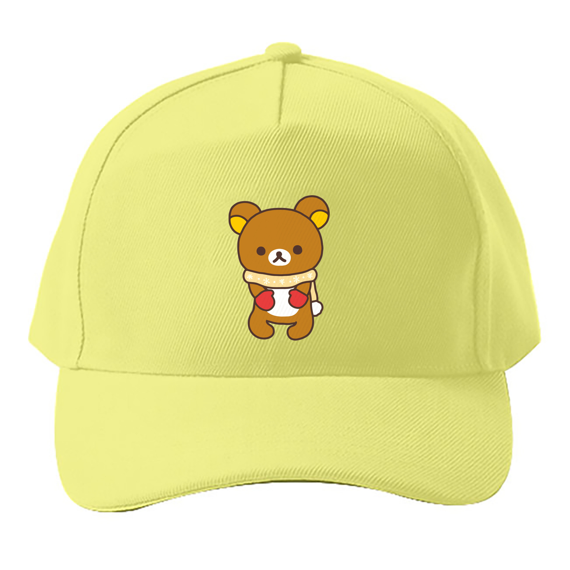 （画像用） リラックマ リラックマ キイロイトリ Rilakkuma Korilakkuma Kiiroitori ベースボールキャップ 綿100％ 男女兼用 帽子 スポーツ