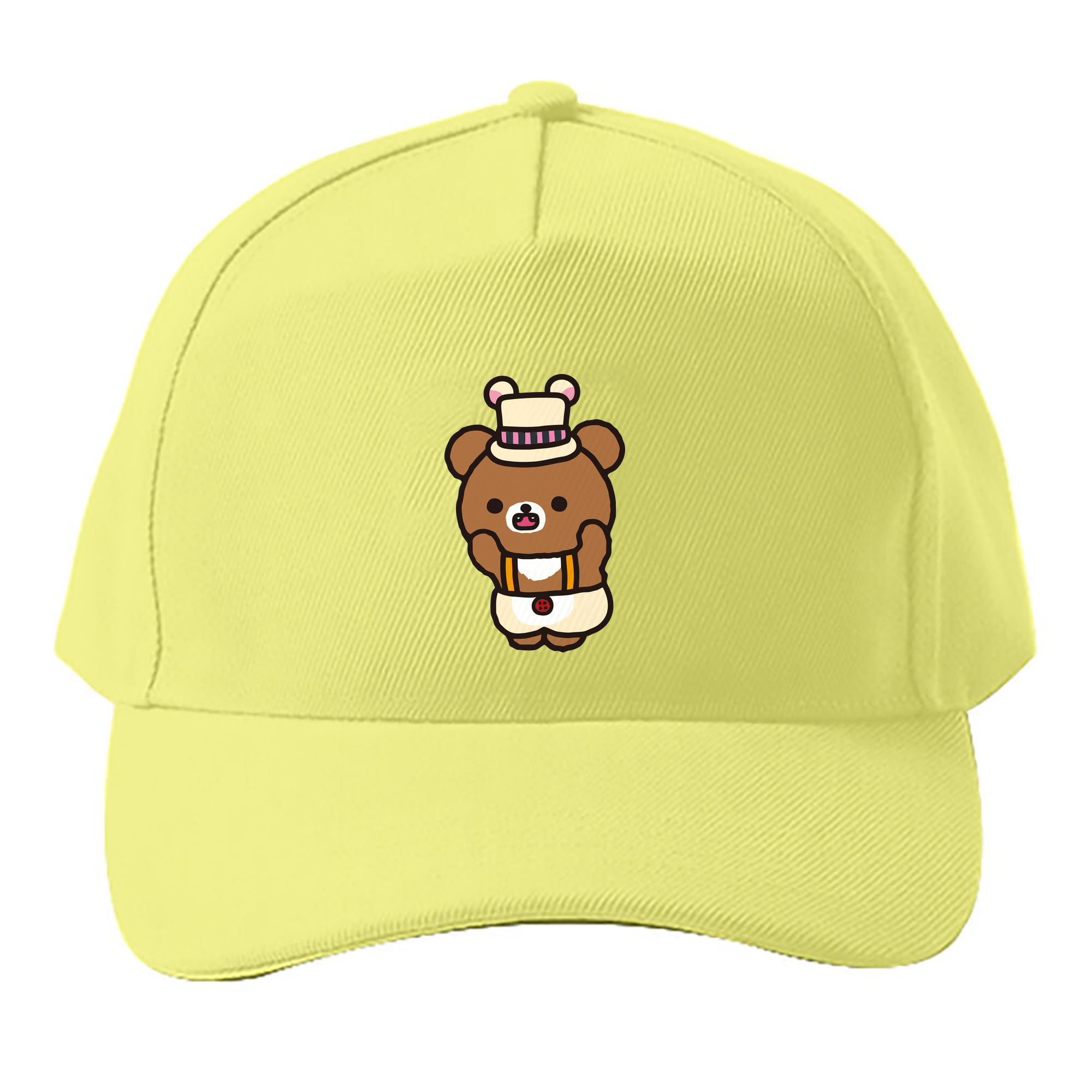 （画像用） リラックマ リラックマ キイロイトリ Rilakkuma Korilakkuma Kiiroitori ベースボールキャップ 綿100％ 男女兼用 帽子 スポーツ