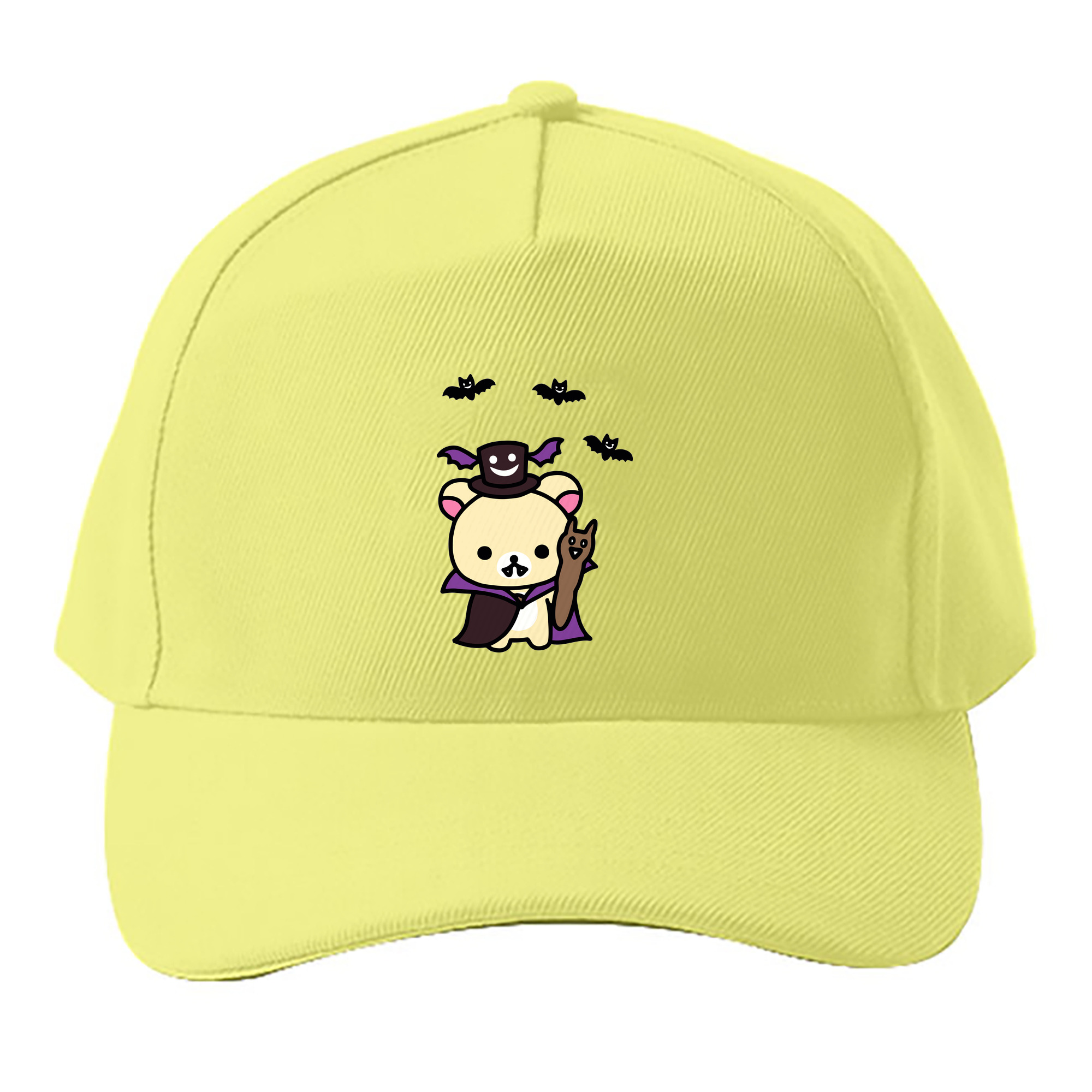（画像用） リラックマ リラックマ キイロイトリ Rilakkuma Korilakkuma Kiiroitori ベースボールキャップ 綿100％ 男女兼用 帽子 スポーツ