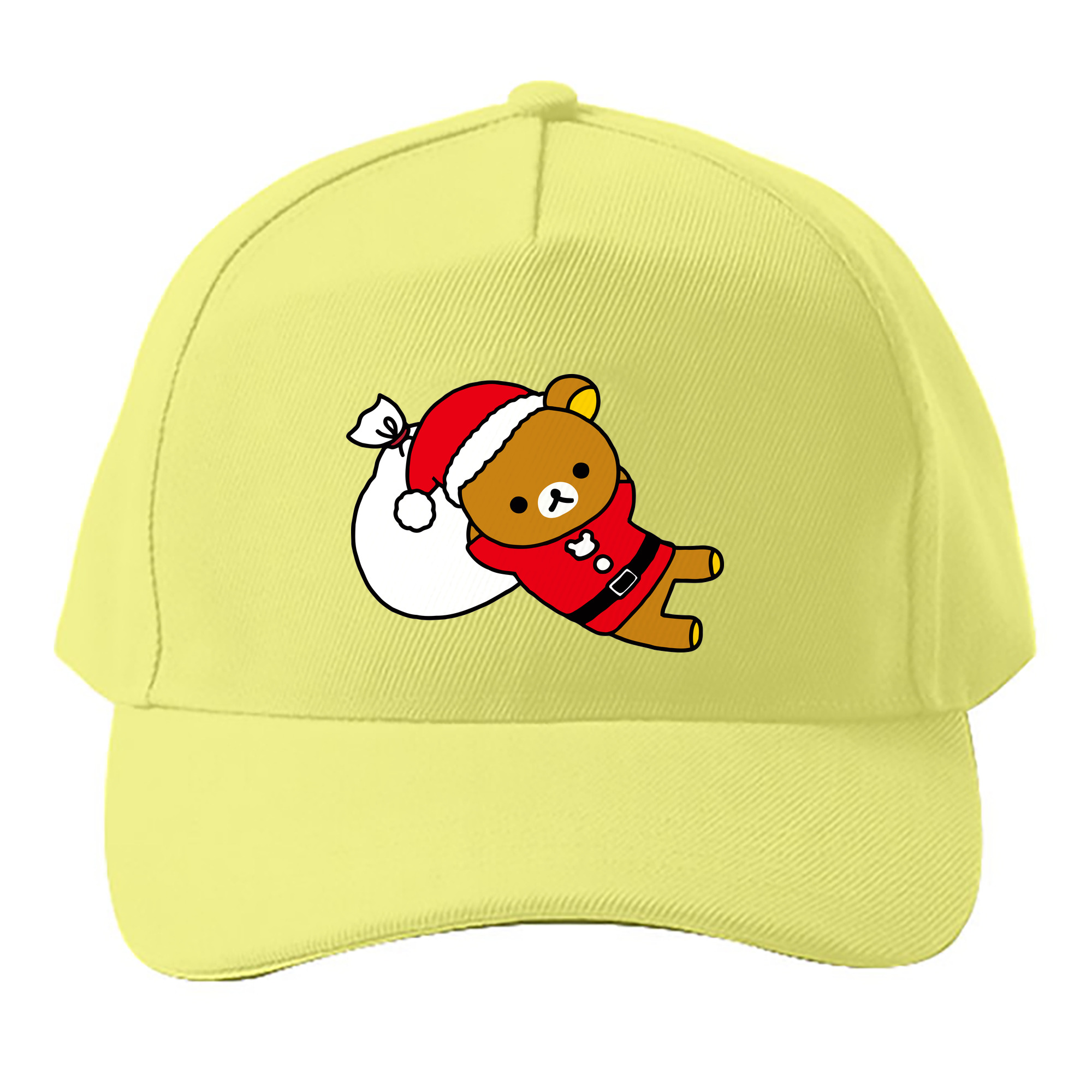 （画像用） リラックマ リラックマ キイロイトリ Rilakkuma Korilakkuma Kiiroitori ベースボールキャップ 綿100％ 男女兼用 帽子 スポーツ