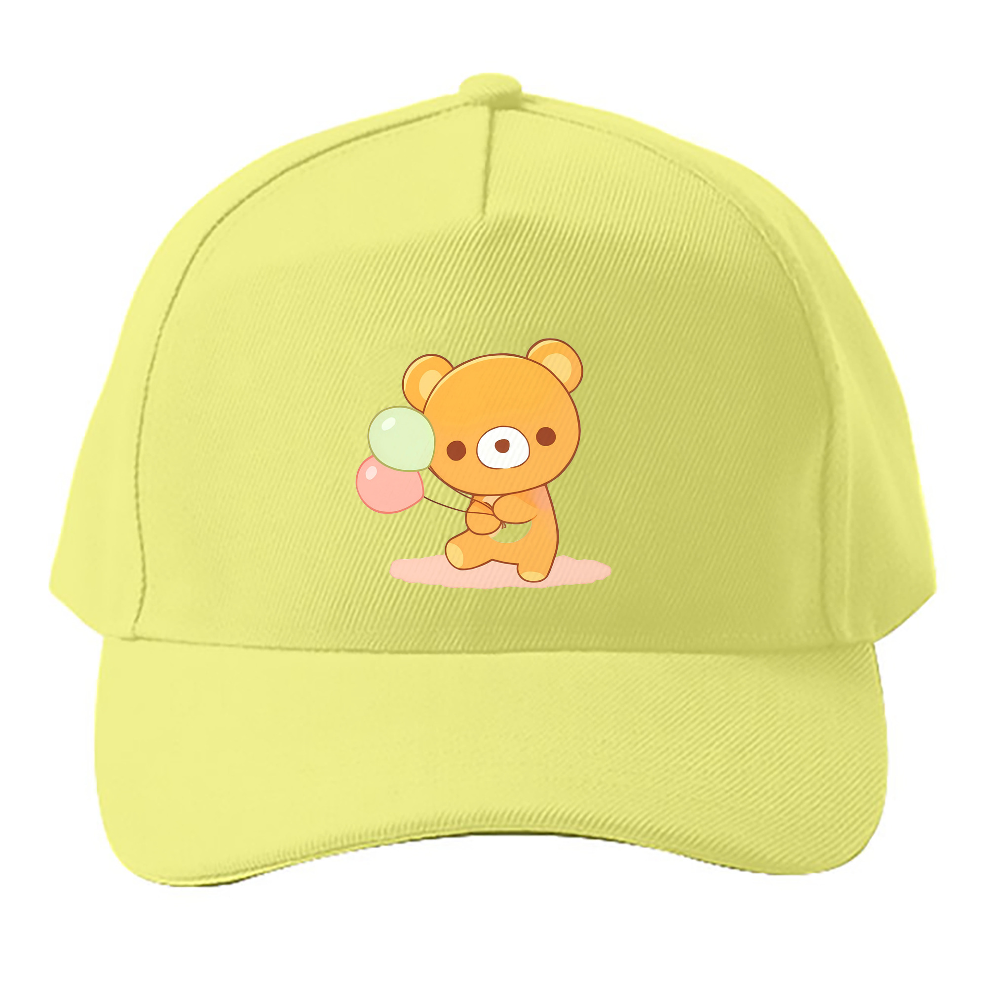 （画像用） リラックマ リラックマ キイロイトリ Rilakkuma Korilakkuma Kiiroitori ベースボールキャップ 綿100％ 男女兼用 帽子 スポーツ