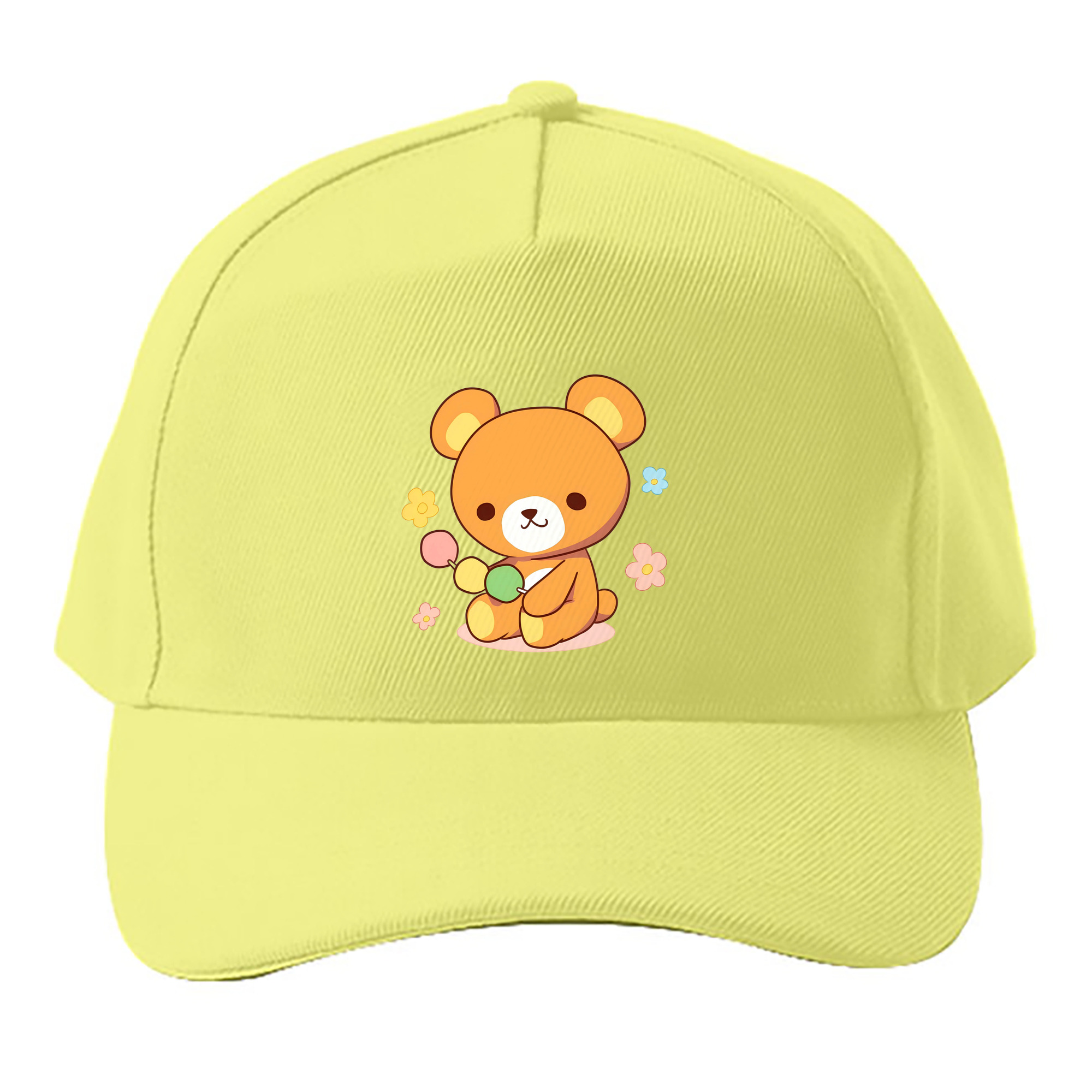 （画像用） リラックマ リラックマ キイロイトリ Rilakkuma Korilakkuma Kiiroitori ベースボールキャップ 綿100％ 男女兼用 帽子 スポーツ