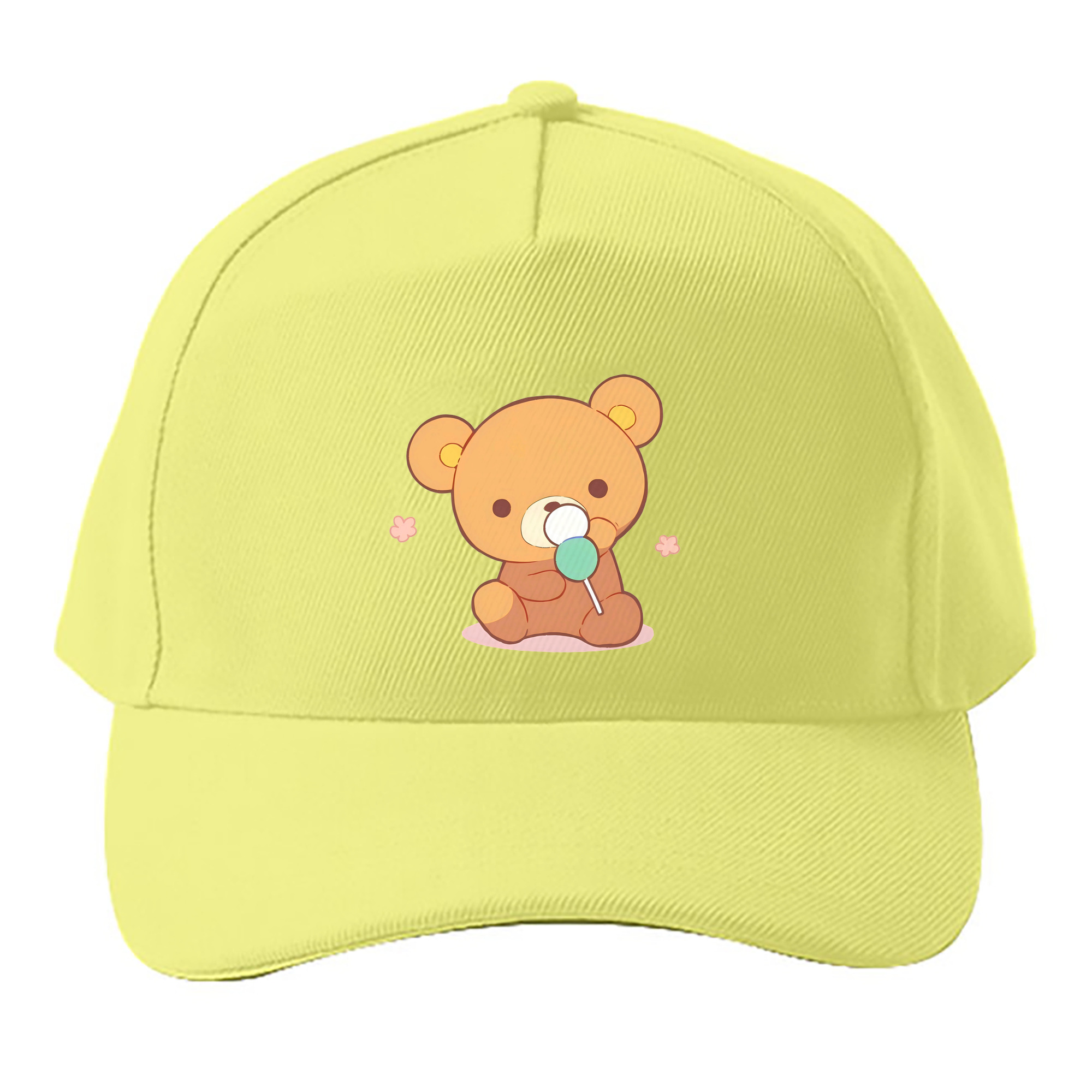 （画像用） リラックマ リラックマ キイロイトリ Rilakkuma Korilakkuma Kiiroitori ベースボールキャップ 綿100％ 男女兼用 帽子 スポーツ