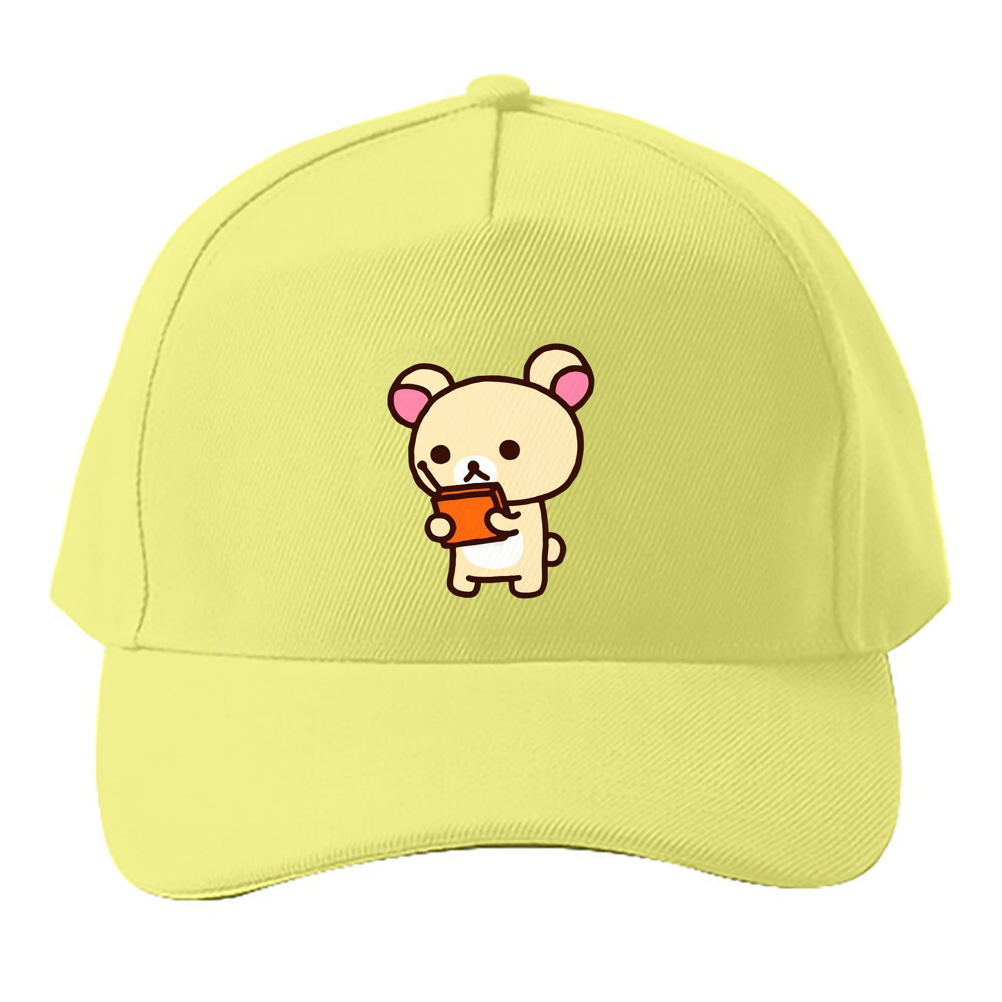 （画像用） リラックマ リラックマ キイロイトリ Rilakkuma Korilakkuma Kiiroitori ベースボールキャップ 綿100％ 男女兼用 帽子 スポーツ