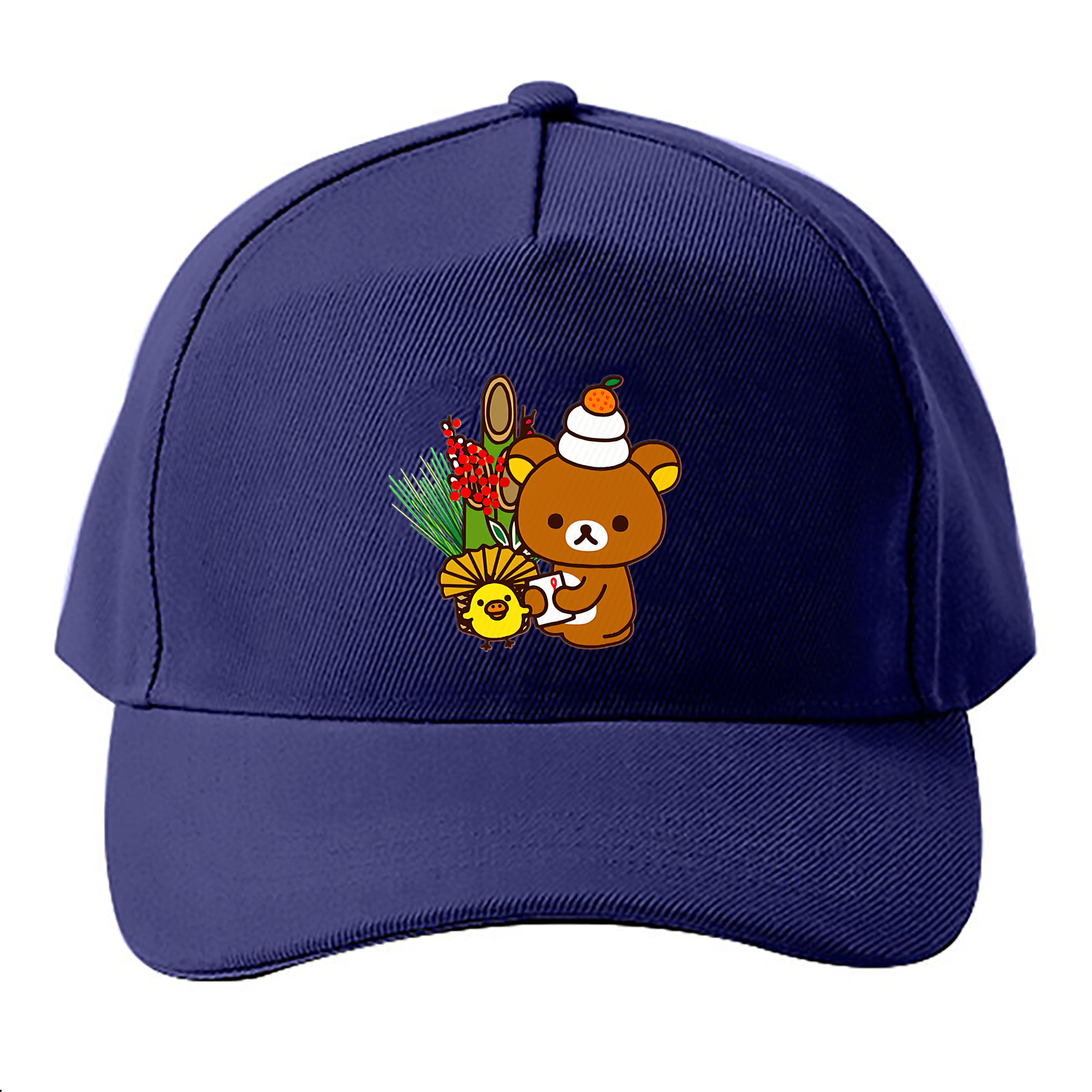 （画像用） リラックマ リラックマ キイロイトリ Rilakkuma Korilakkuma Kiiroitori ベースボールキャップ 綿100％ 男女兼用 帽子 スポーツ