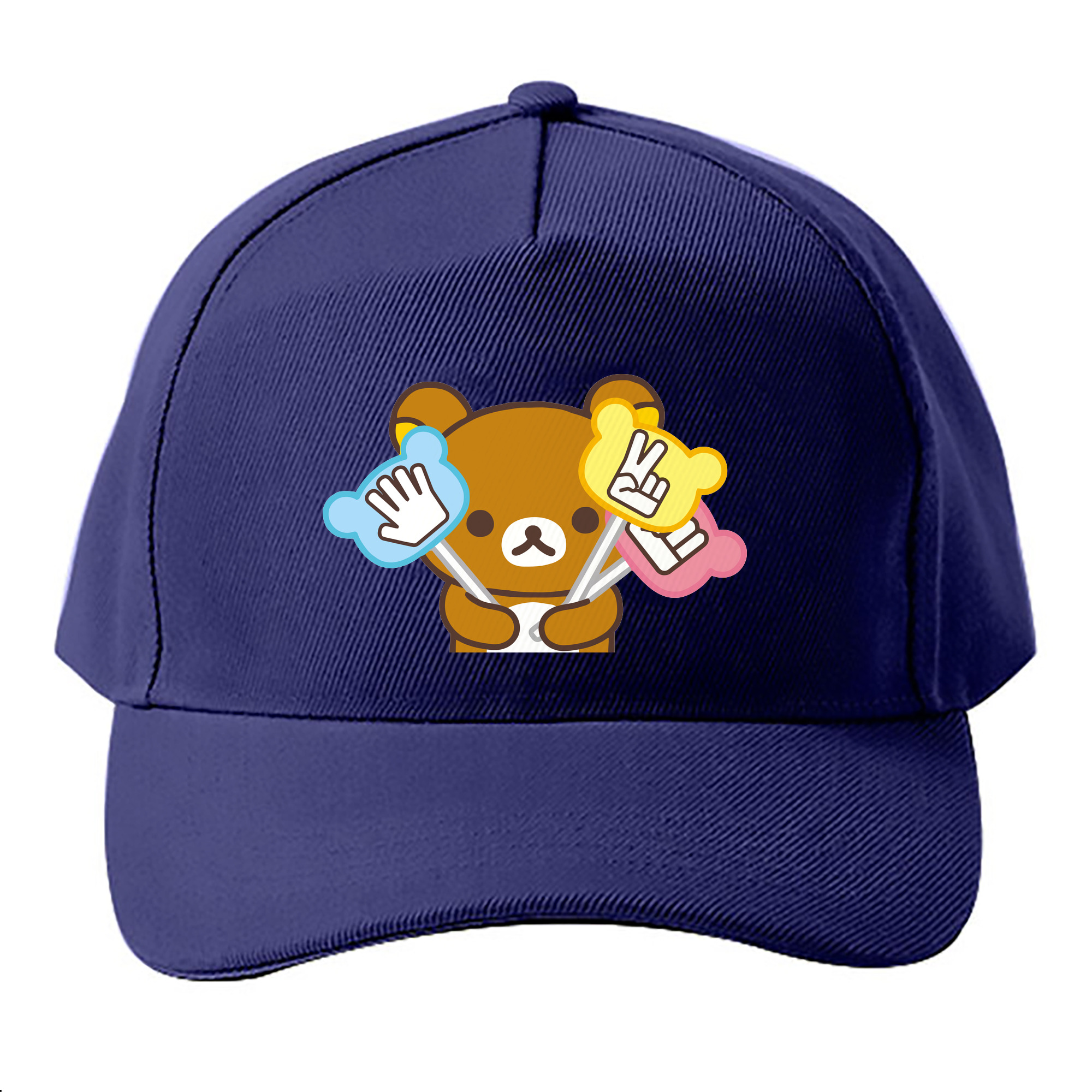（画像用） リラックマ リラックマ キイロイトリ Rilakkuma Korilakkuma Kiiroitori ベースボールキャップ 綿100％ 男女兼用 帽子 スポーツ