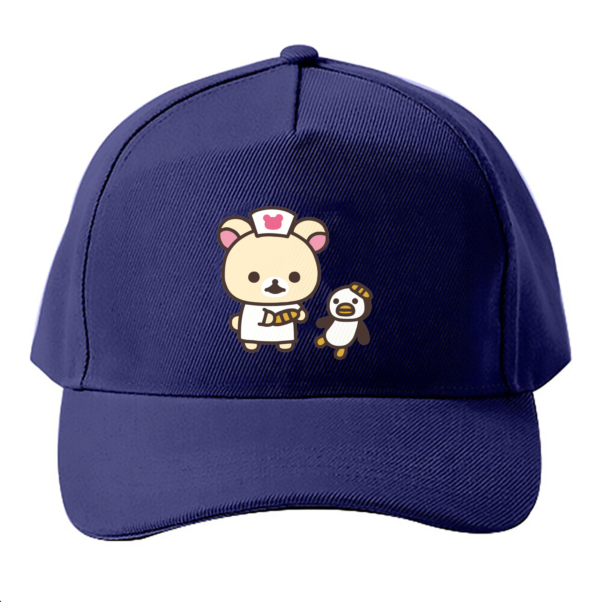 （画像用） リラックマ リラックマ キイロイトリ Rilakkuma Korilakkuma Kiiroitori ベースボールキャップ 綿100％ 男女兼用 帽子 スポーツ