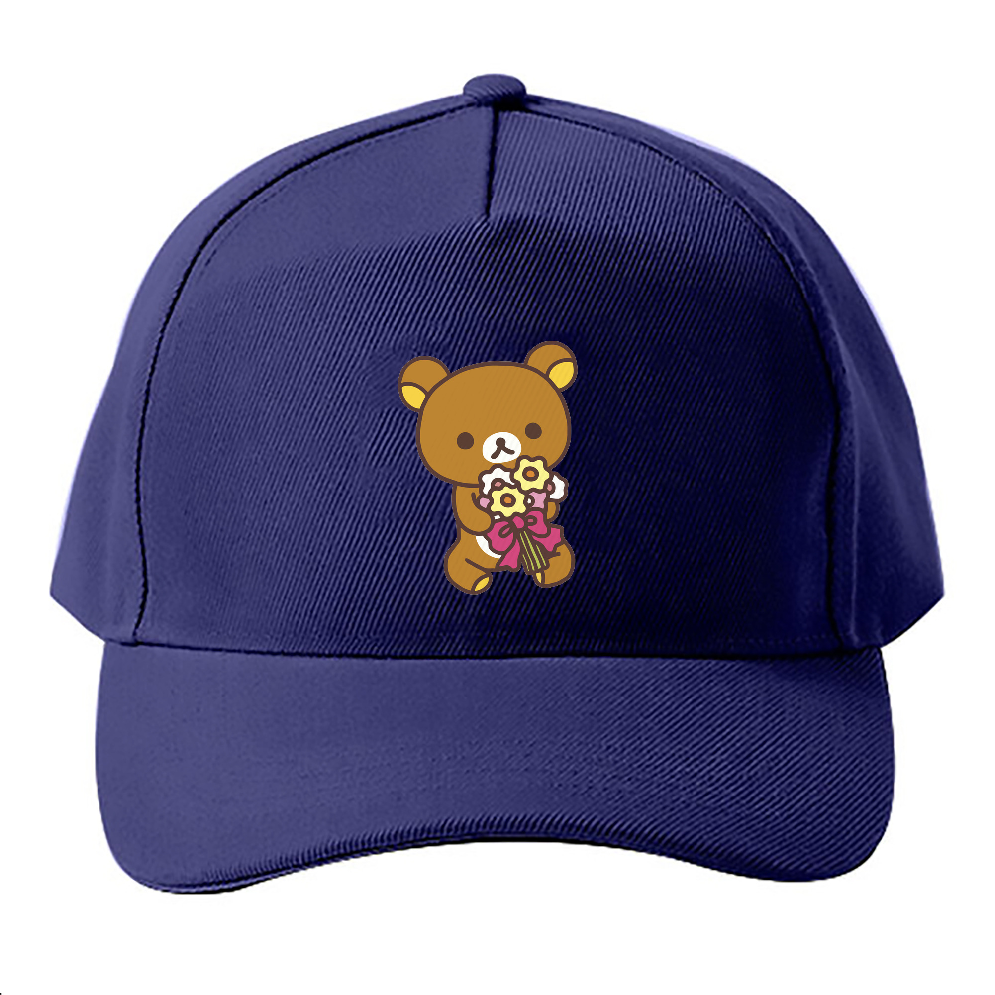 （画像用） リラックマ リラックマ キイロイトリ Rilakkuma Korilakkuma Kiiroitori ベースボールキャップ 綿100％ 男女兼用 帽子 スポーツ