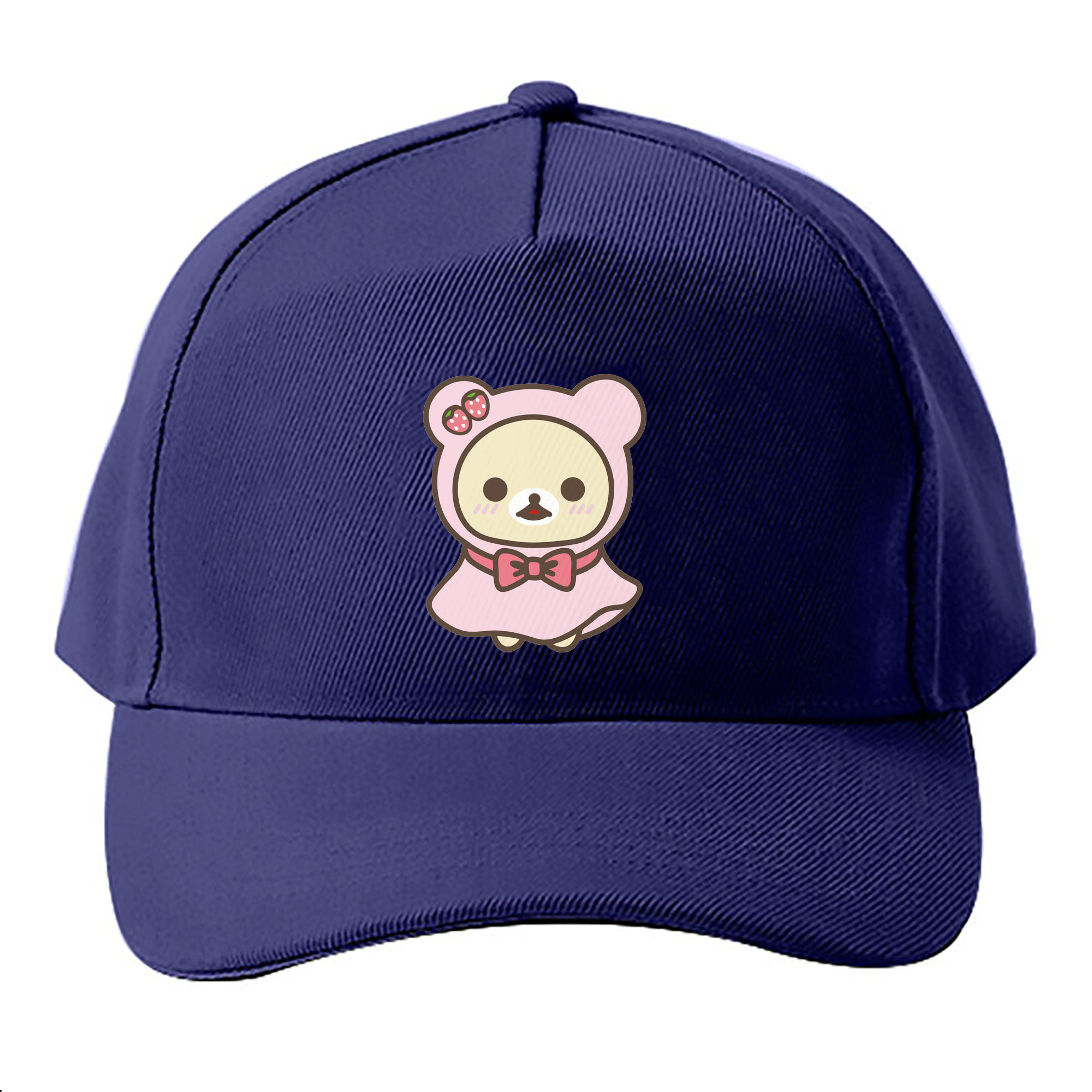 （画像用） リラックマ リラックマ キイロイトリ Rilakkuma Korilakkuma Kiiroitori ベースボールキャップ 綿100％ 男女兼用 帽子 スポーツ