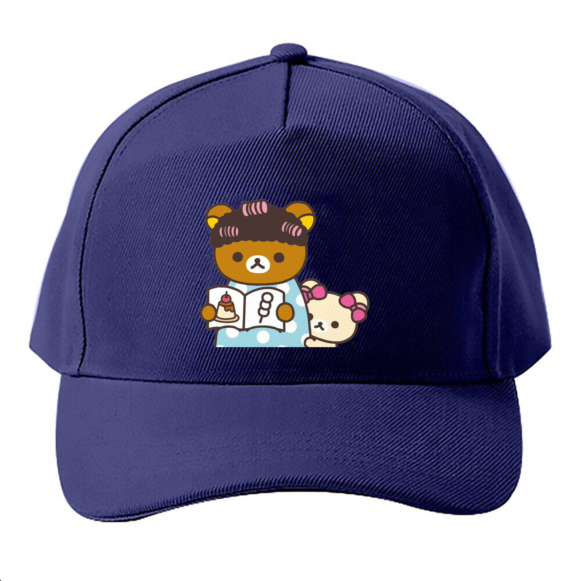 （画像用） リラックマ リラックマ キイロイトリ Rilakkuma Korilakkuma Kiiroitori ベースボールキャップ 綿100％ 男女兼用 帽子 スポーツ