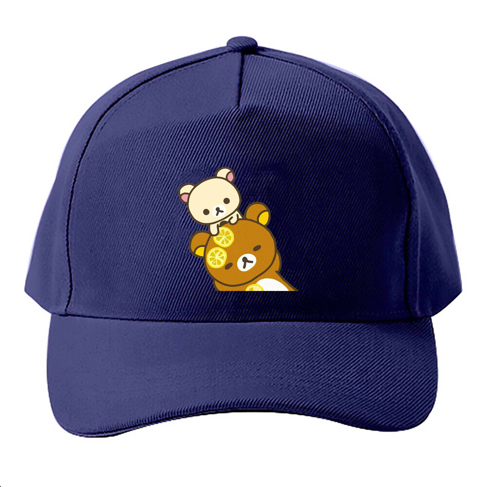 （画像用） リラックマ リラックマ キイロイトリ Rilakkuma Korilakkuma Kiiroitori ベースボールキャップ 綿100％ 男女兼用 帽子 スポーツ