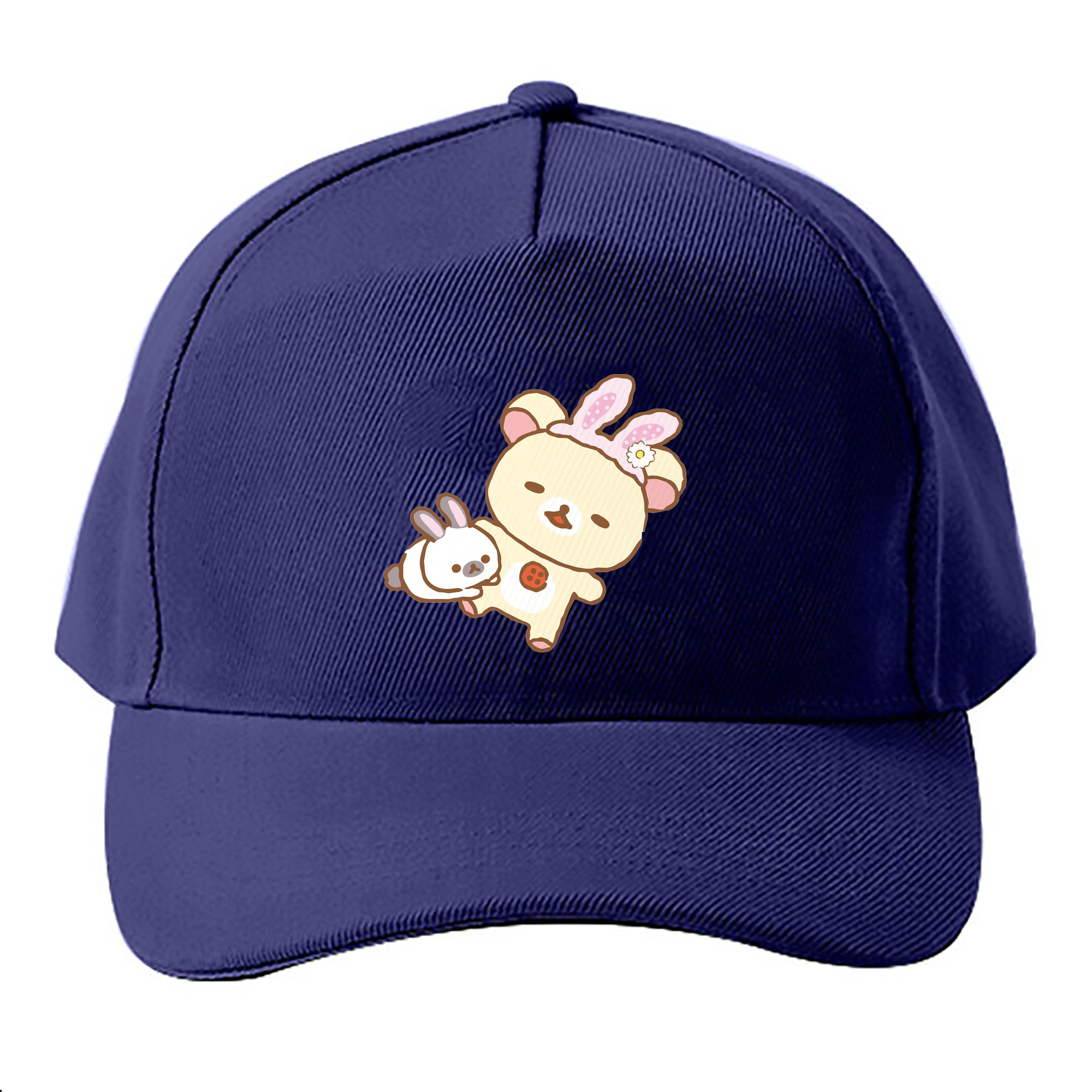 （画像用） リラックマ リラックマ キイロイトリ Rilakkuma Korilakkuma Kiiroitori ベースボールキャップ 綿100％ 男女兼用 帽子 スポーツ