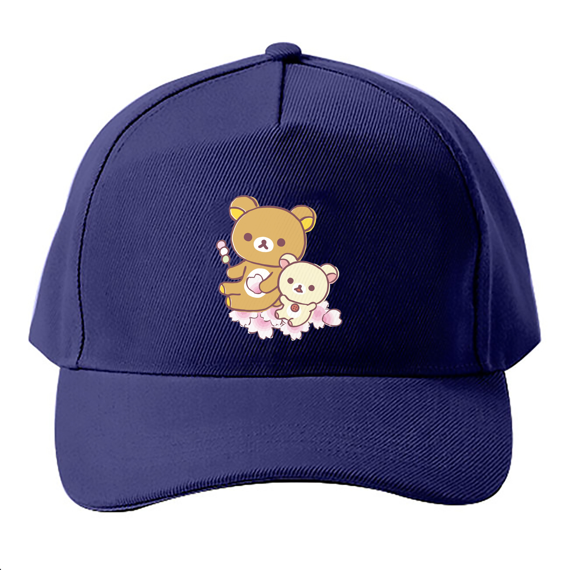 （画像用） リラックマ リラックマ キイロイトリ Rilakkuma Korilakkuma Kiiroitori ベースボールキャップ 綿100％ 男女兼用 帽子 スポーツ