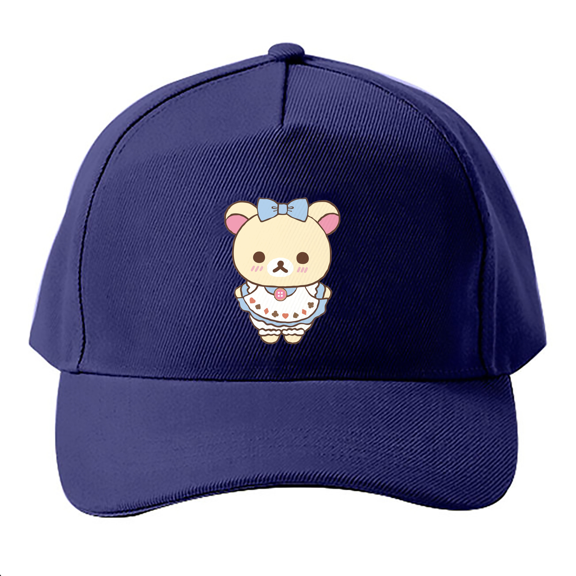（画像用） リラックマ リラックマ キイロイトリ Rilakkuma Korilakkuma Kiiroitori ベースボールキャップ 綿100％ 男女兼用 帽子 スポーツ