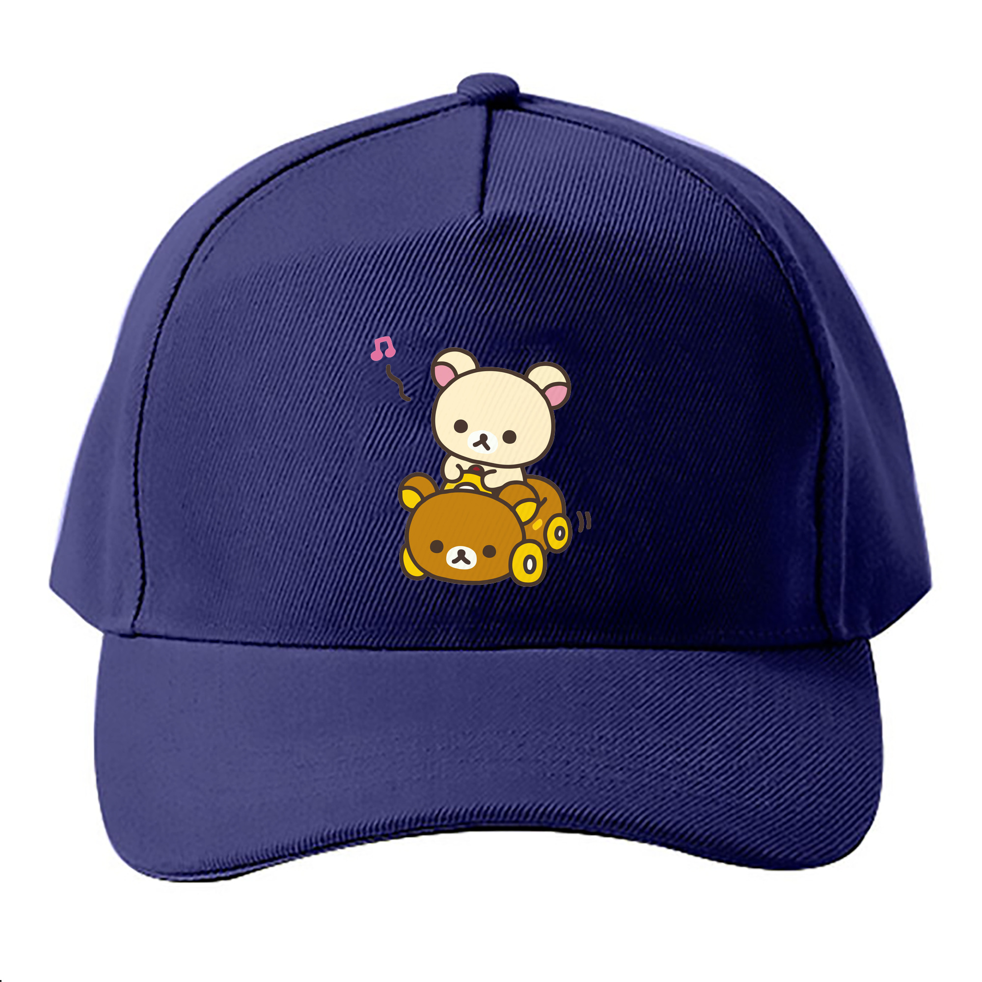 （画像用） リラックマ リラックマ キイロイトリ Rilakkuma Korilakkuma Kiiroitori ベースボールキャップ 綿100％ 男女兼用 帽子 スポーツ