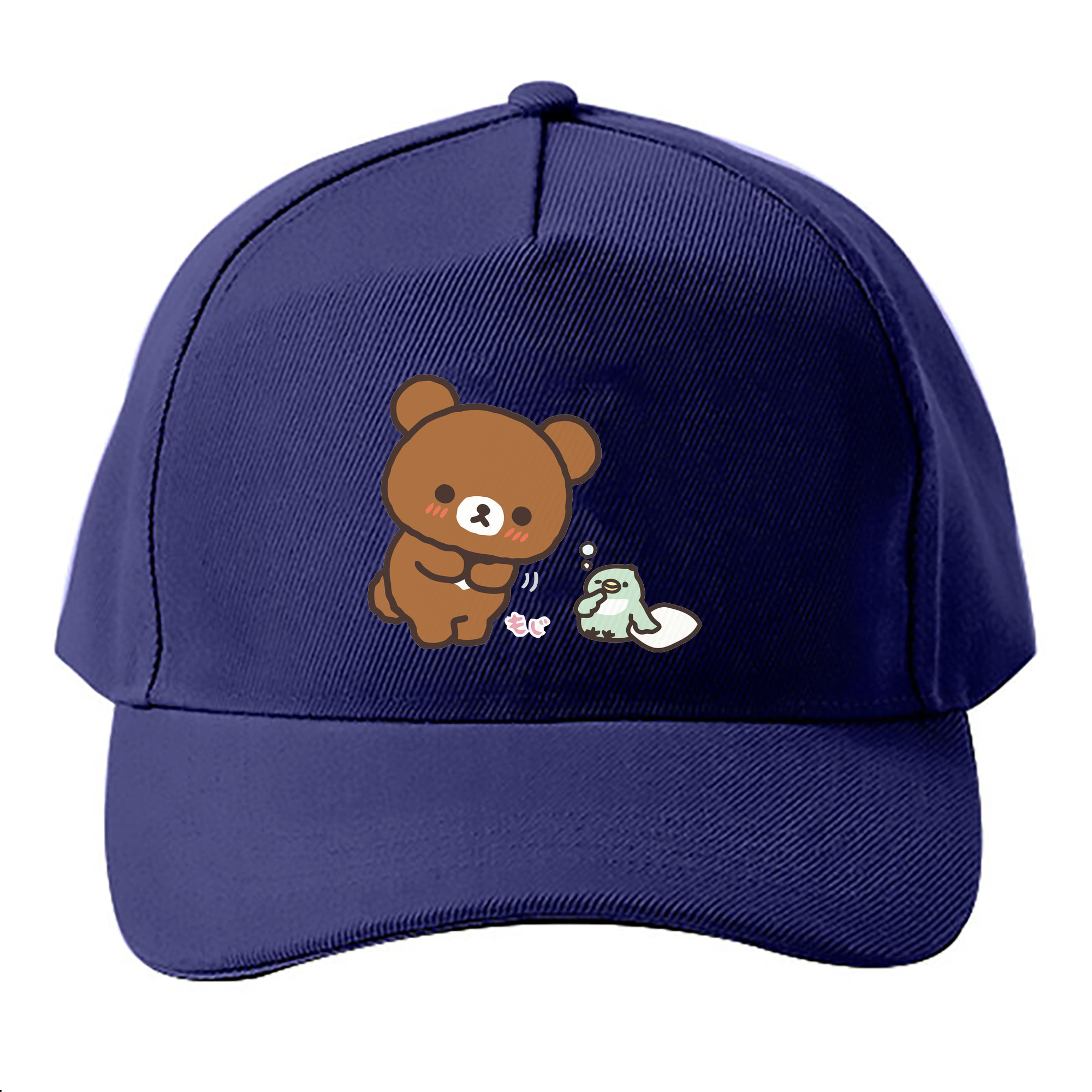 （画像用） リラックマ リラックマ キイロイトリ Rilakkuma Korilakkuma Kiiroitori ベースボールキャップ 綿100％ 男女兼用 帽子 スポーツ
