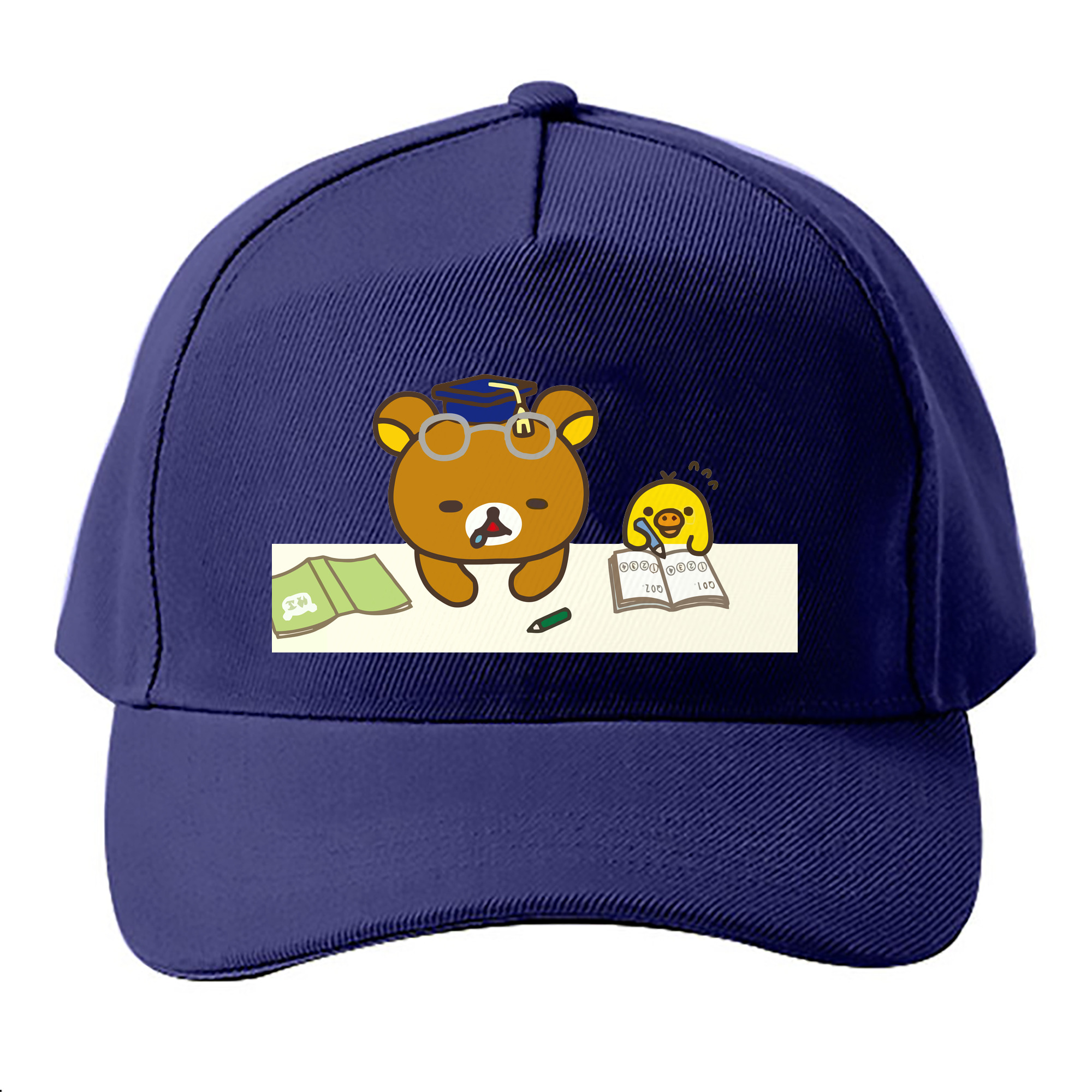 （画像用） リラックマ リラックマ キイロイトリ Rilakkuma Korilakkuma Kiiroitori ベースボールキャップ 綿100％ 男女兼用 帽子 スポーツ