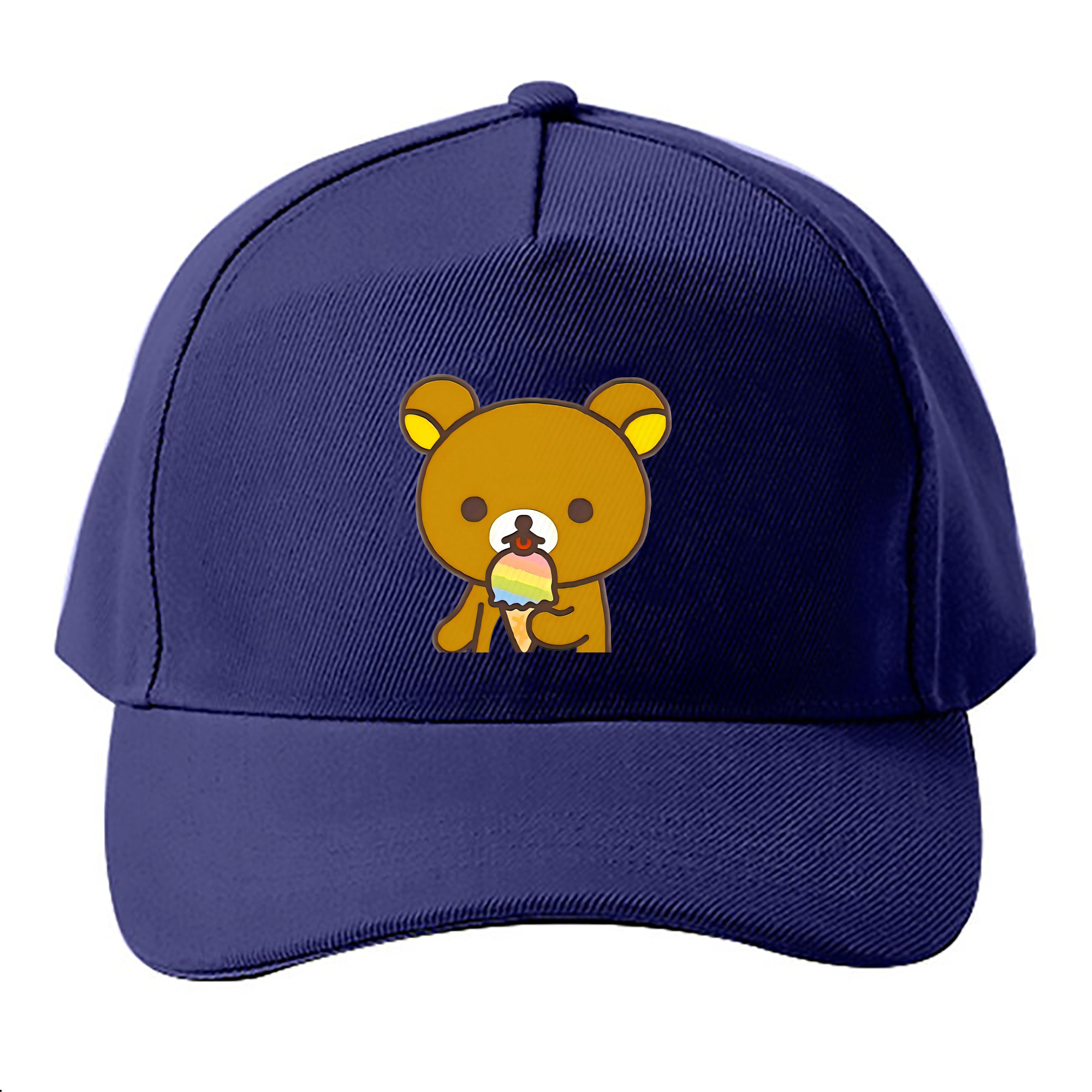 （画像用） リラックマ リラックマ キイロイトリ Rilakkuma Korilakkuma Kiiroitori ベースボールキャップ 綿100％ 男女兼用 帽子 スポーツ