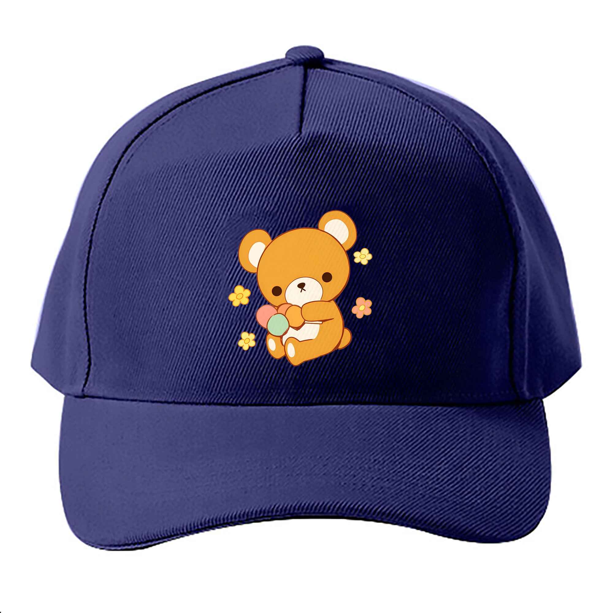 （画像用） リラックマ リラックマ キイロイトリ Rilakkuma Korilakkuma Kiiroitori ベースボールキャップ 綿100％ 男女兼用 帽子 スポーツ