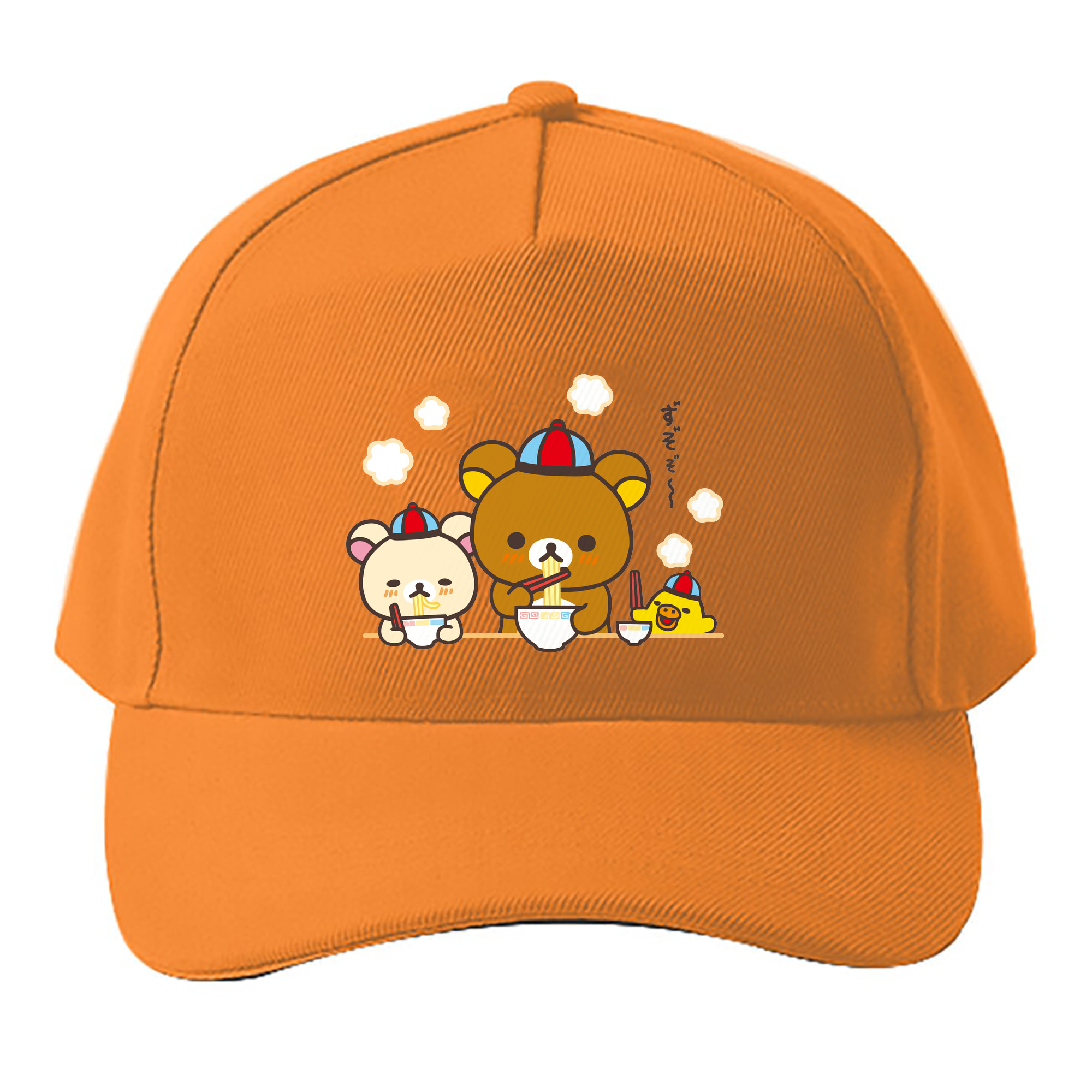 （画像用） リラックマ リラックマ キイロイトリ Rilakkuma Korilakkuma Kiiroitori ベースボールキャップ 綿100％ 男女兼用 帽子 スポーツ