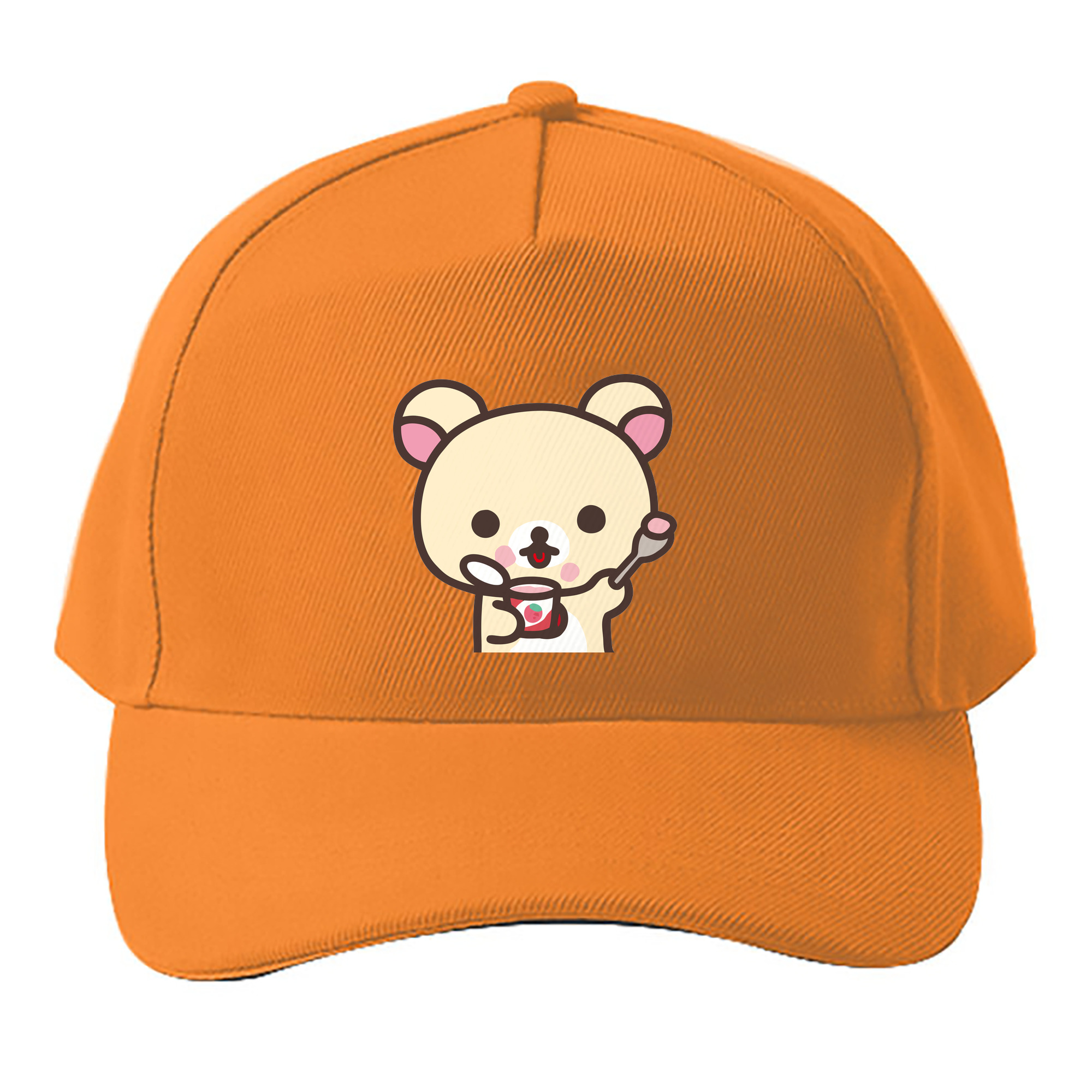 （画像用） リラックマ リラックマ キイロイトリ Rilakkuma Korilakkuma Kiiroitori ベースボールキャップ 綿100％ 男女兼用 帽子 スポーツ