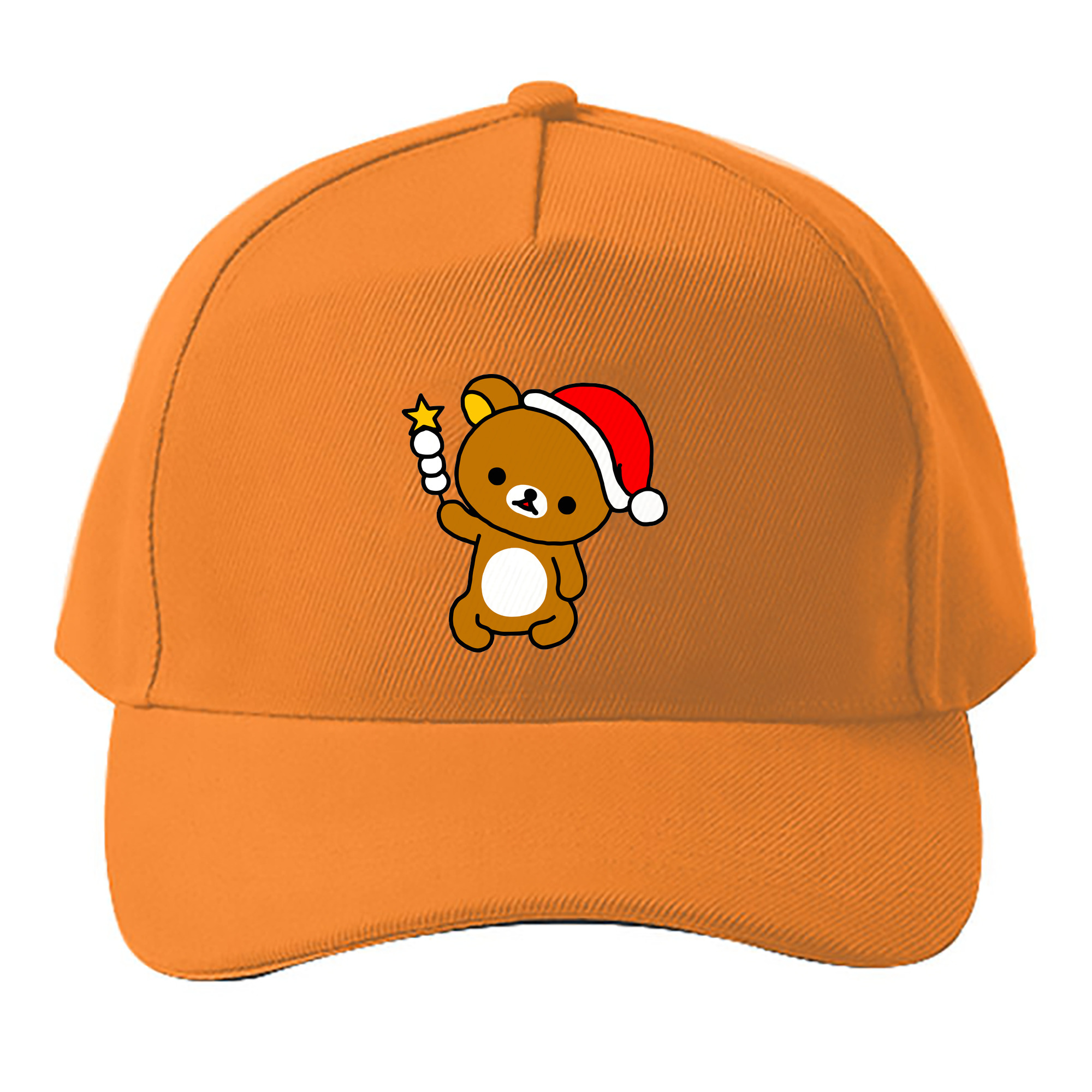 （画像用） リラックマ リラックマ キイロイトリ Rilakkuma Korilakkuma Kiiroitori ベースボールキャップ 綿100％ 男女兼用 帽子 スポーツ