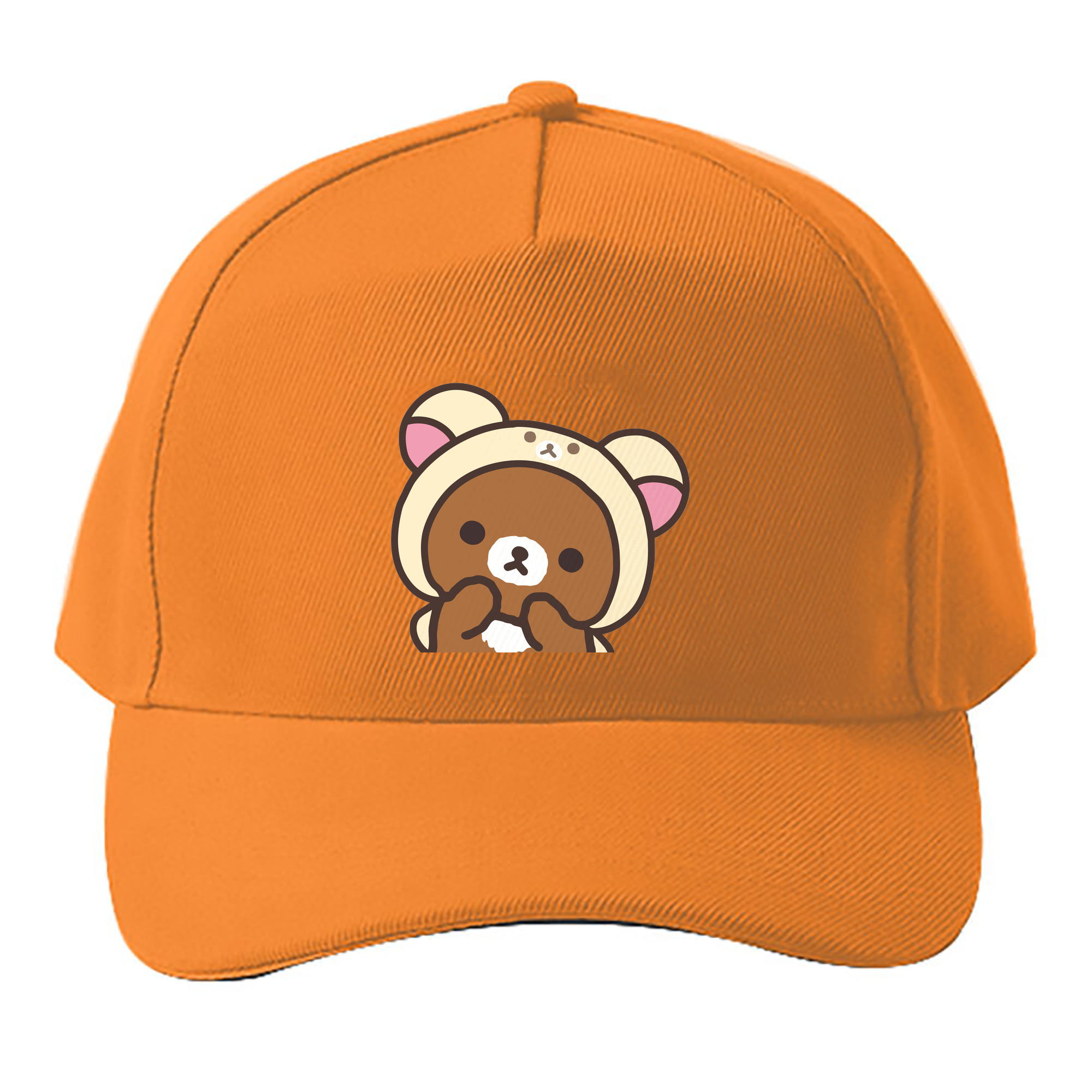 （画像用） リラックマ リラックマ キイロイトリ Rilakkuma Korilakkuma Kiiroitori ベースボールキャップ 綿100％ 男女兼用 帽子 スポーツ