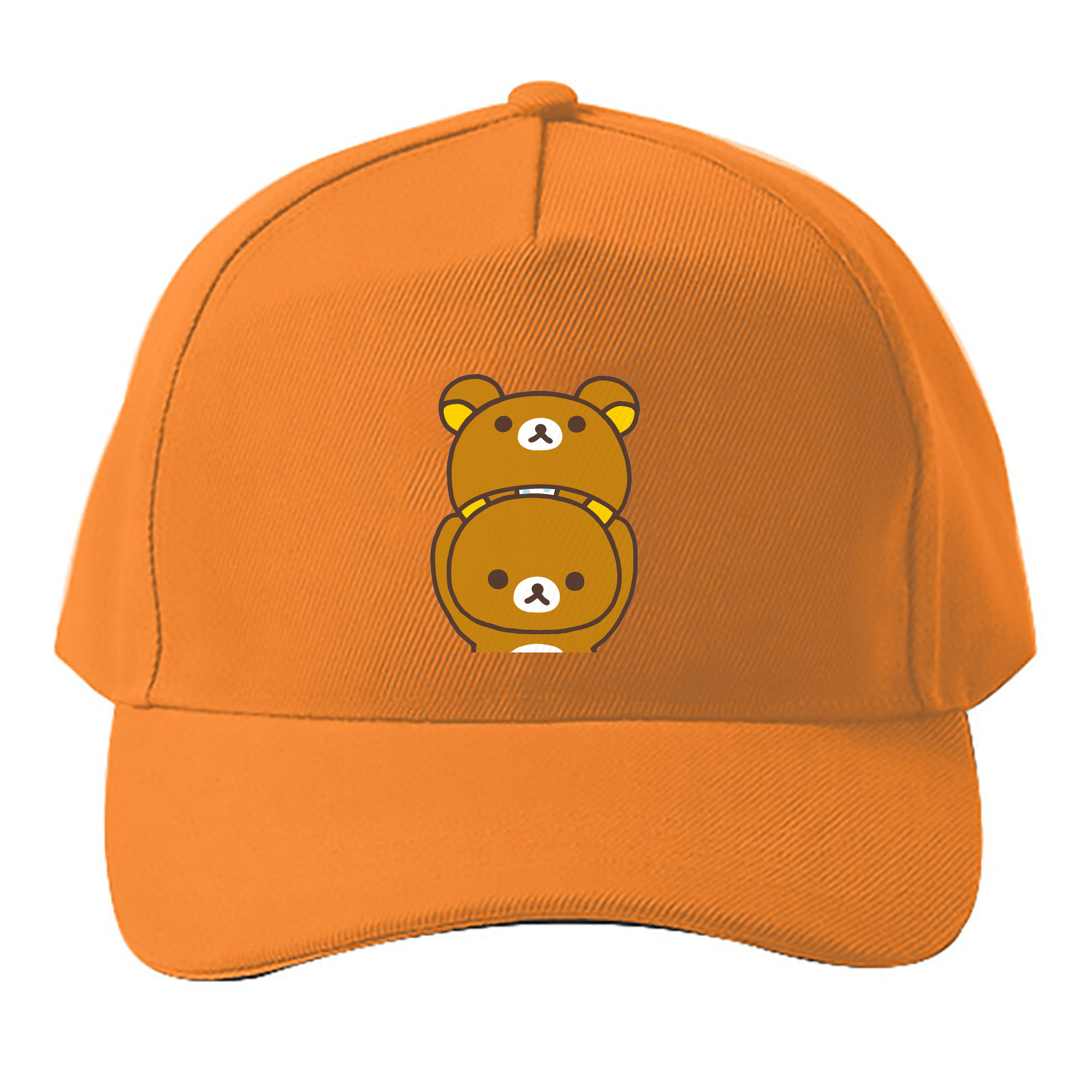 （画像用） リラックマ リラックマ キイロイトリ Rilakkuma Korilakkuma Kiiroitori ベースボールキャップ 綿100％ 男女兼用 帽子 スポーツ