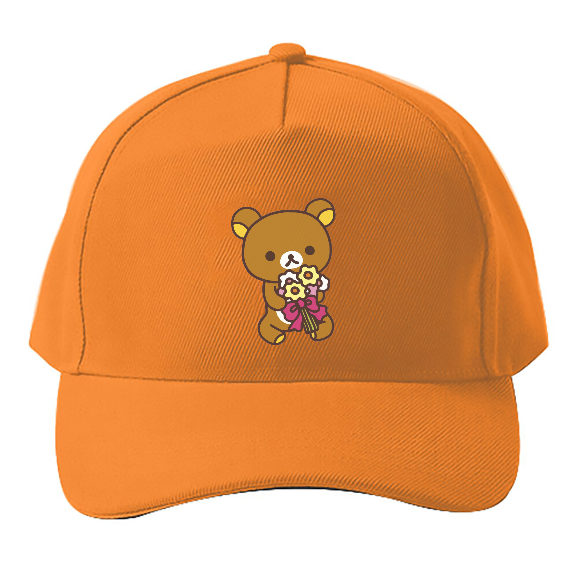 （画像用） リラックマ リラックマ キイロイトリ Rilakkuma Korilakkuma Kiiroitori ベースボールキャップ 綿100％ 男女兼用 帽子 スポーツ