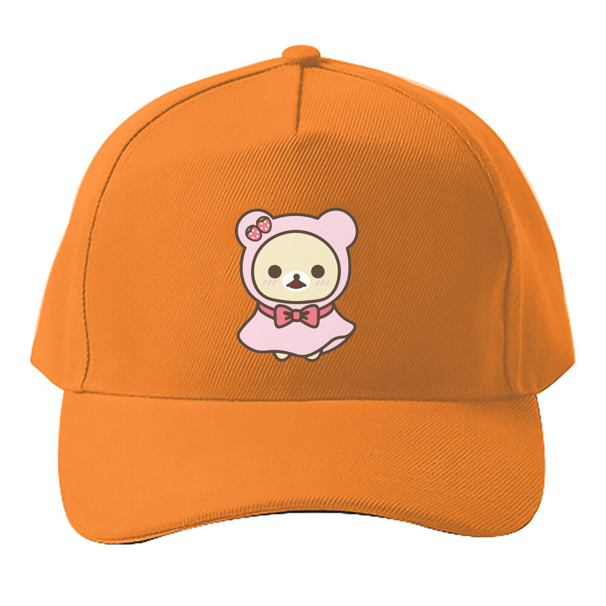 （画像用） リラックマ リラックマ キイロイトリ Rilakkuma Korilakkuma Kiiroitori ベースボールキャップ 綿100％ 男女兼用 帽子 スポーツ
