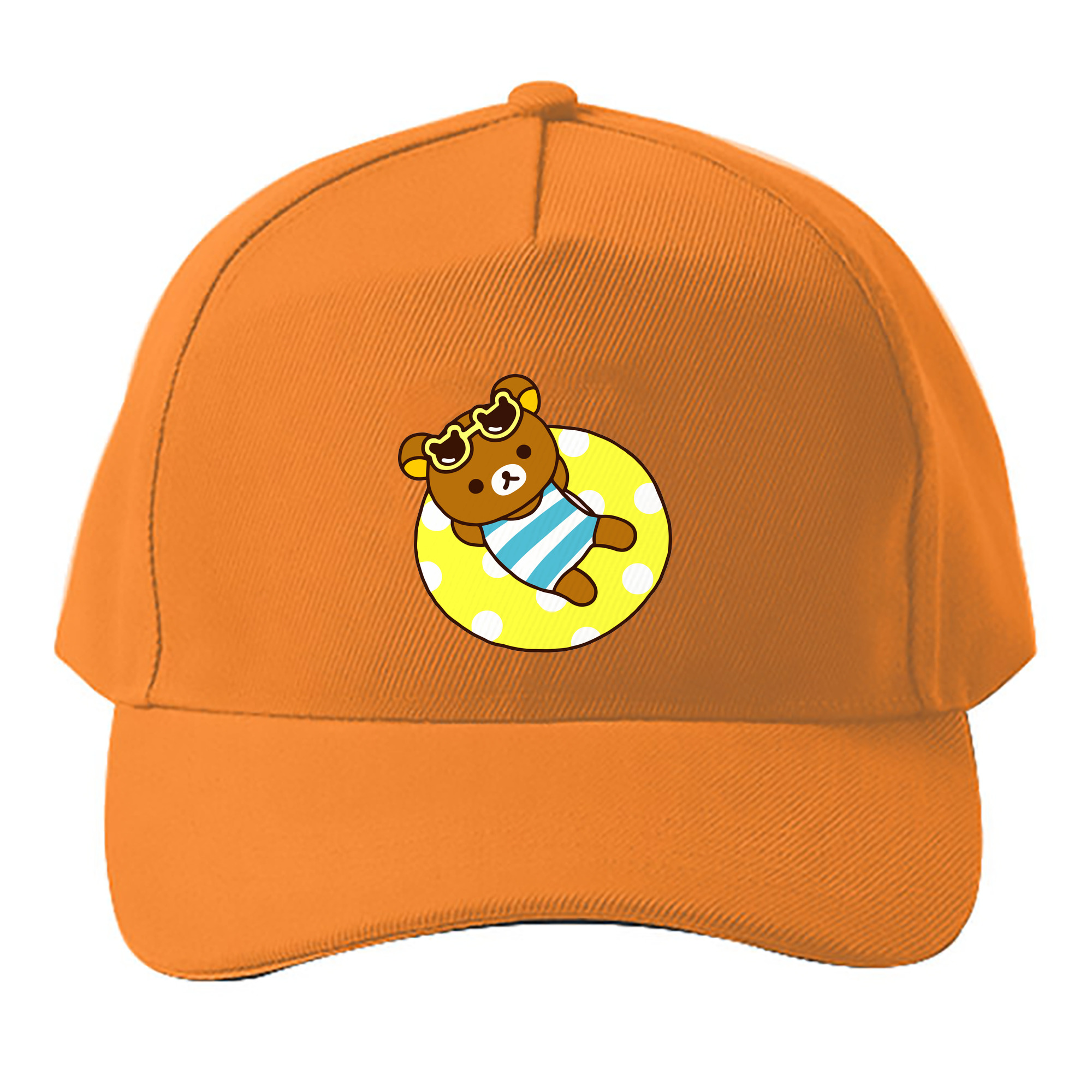 （画像用） リラックマ リラックマ キイロイトリ Rilakkuma Korilakkuma Kiiroitori ベースボールキャップ 綿100％ 男女兼用 帽子 スポーツ
