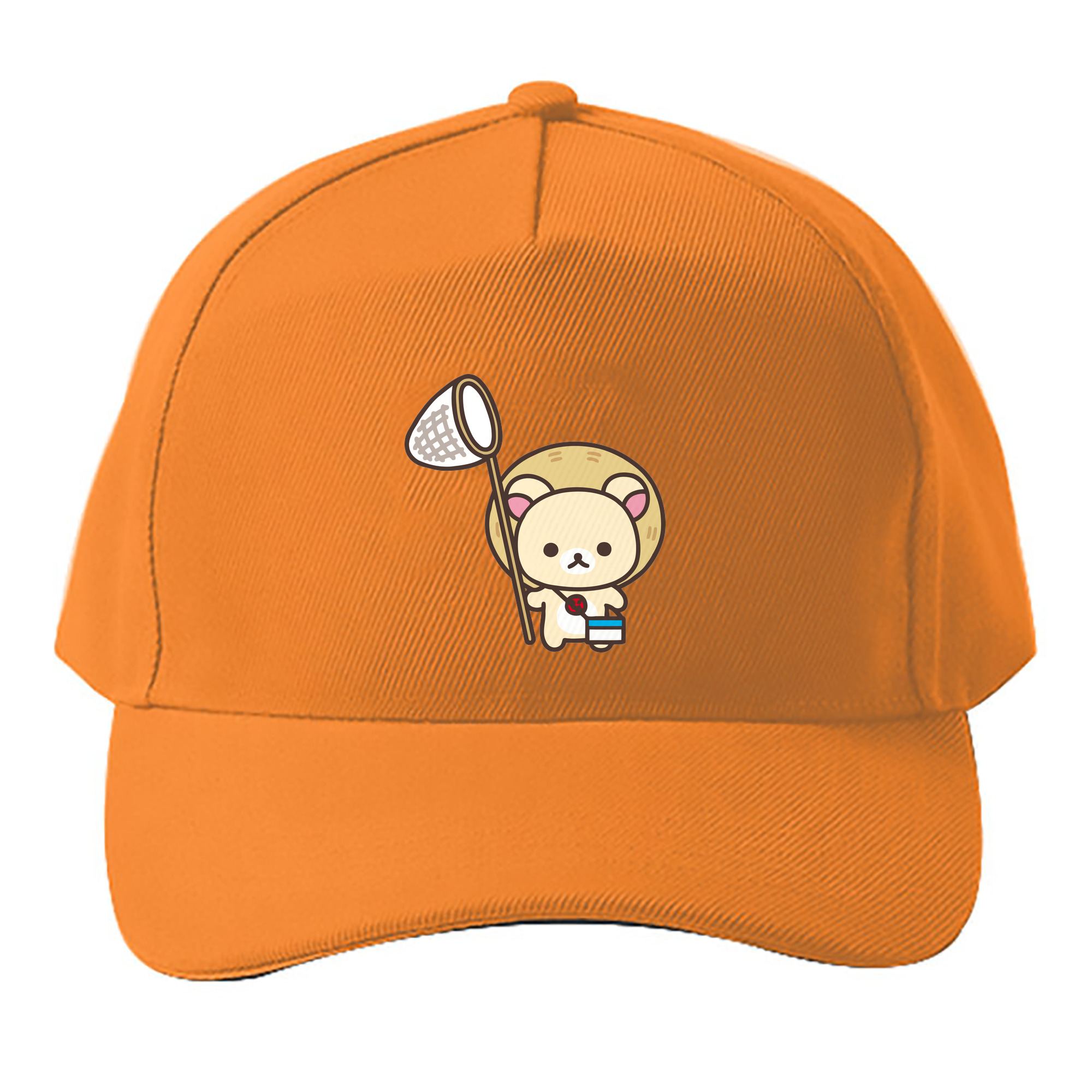（画像用） リラックマ リラックマ キイロイトリ Rilakkuma Korilakkuma Kiiroitori ベースボールキャップ 綿100％ 男女兼用 帽子 スポーツ