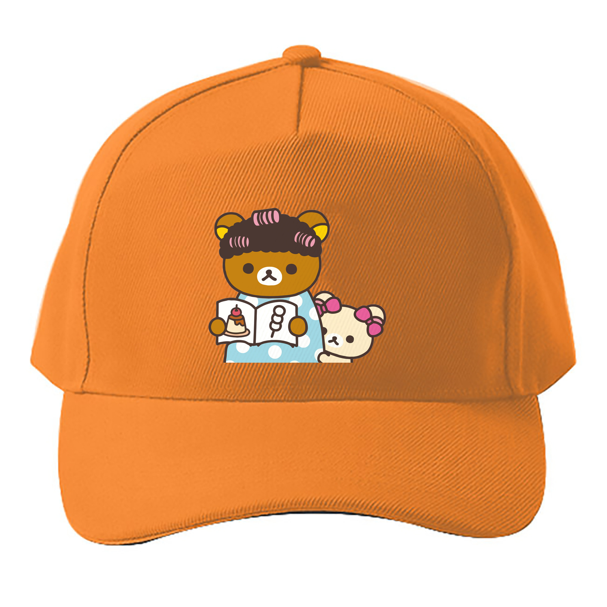 （画像用） リラックマ リラックマ キイロイトリ Rilakkuma Korilakkuma Kiiroitori ベースボールキャップ 綿100％ 男女兼用 帽子 スポーツ