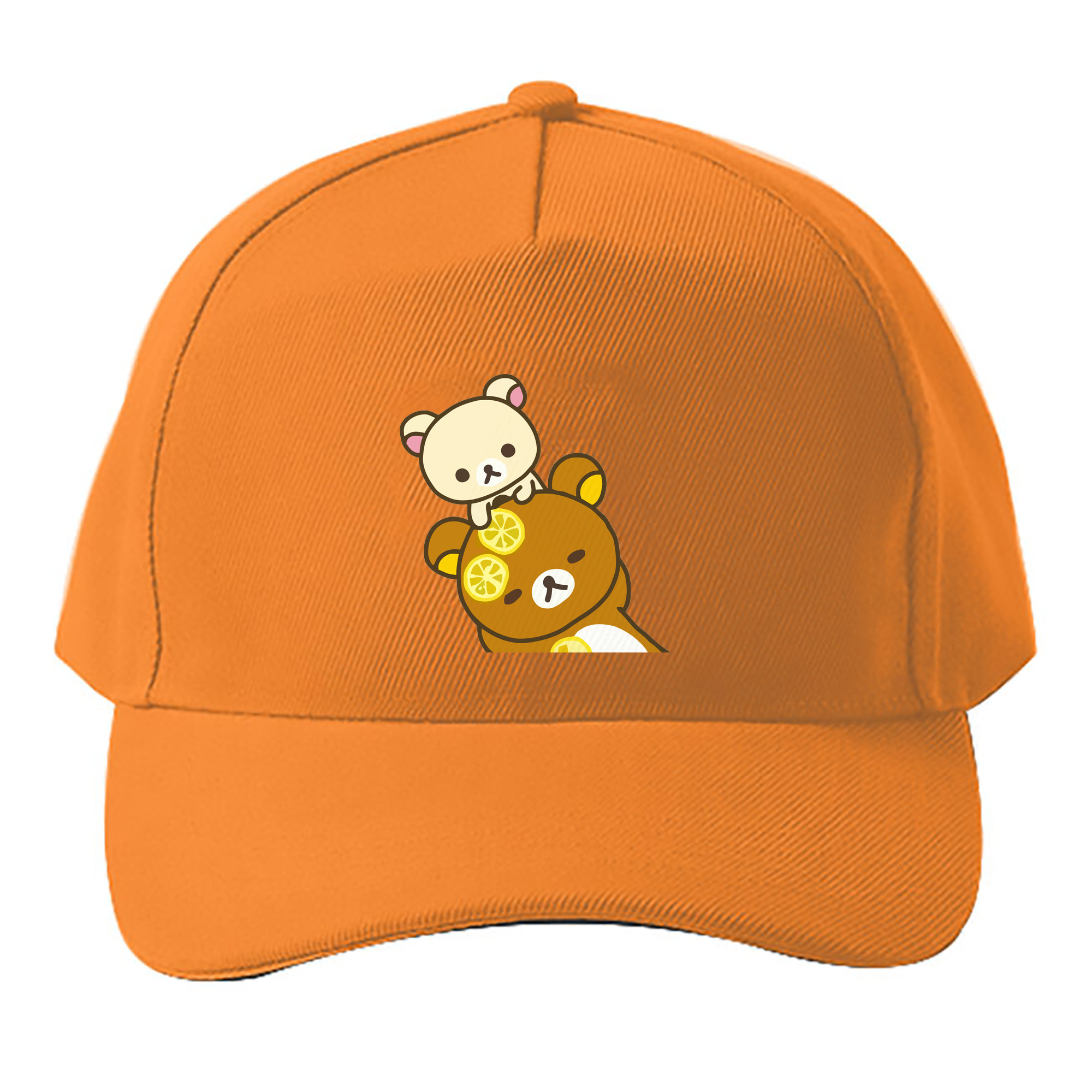 （画像用） リラックマ リラックマ キイロイトリ Rilakkuma Korilakkuma Kiiroitori ベースボールキャップ 綿100％ 男女兼用 帽子 スポーツ