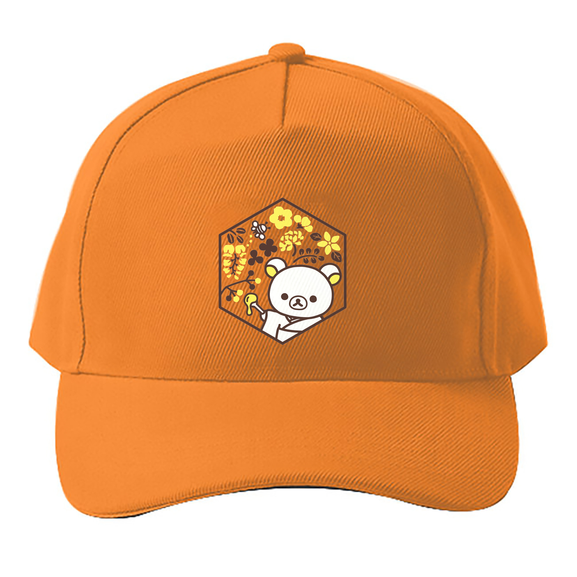 （画像用） リラックマ リラックマ キイロイトリ Rilakkuma Korilakkuma Kiiroitori ベースボールキャップ 綿100％ 男女兼用 帽子 スポーツ