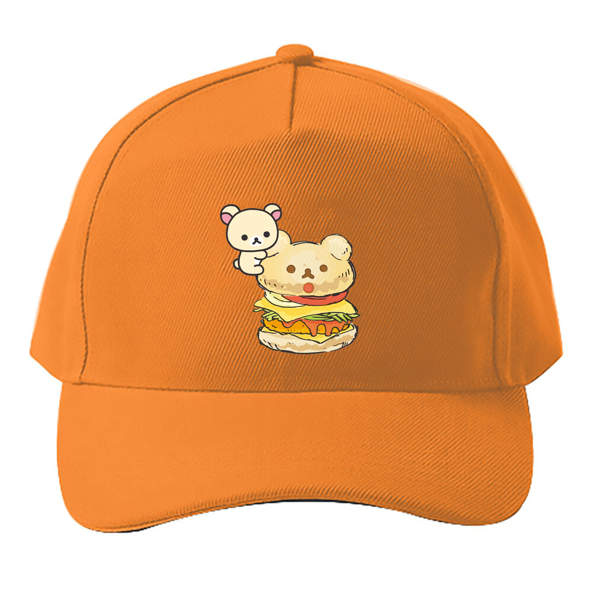 （画像用） リラックマ リラックマ キイロイトリ Rilakkuma Korilakkuma Kiiroitori ベースボールキャップ 綿100％ 男女兼用 帽子 スポーツ